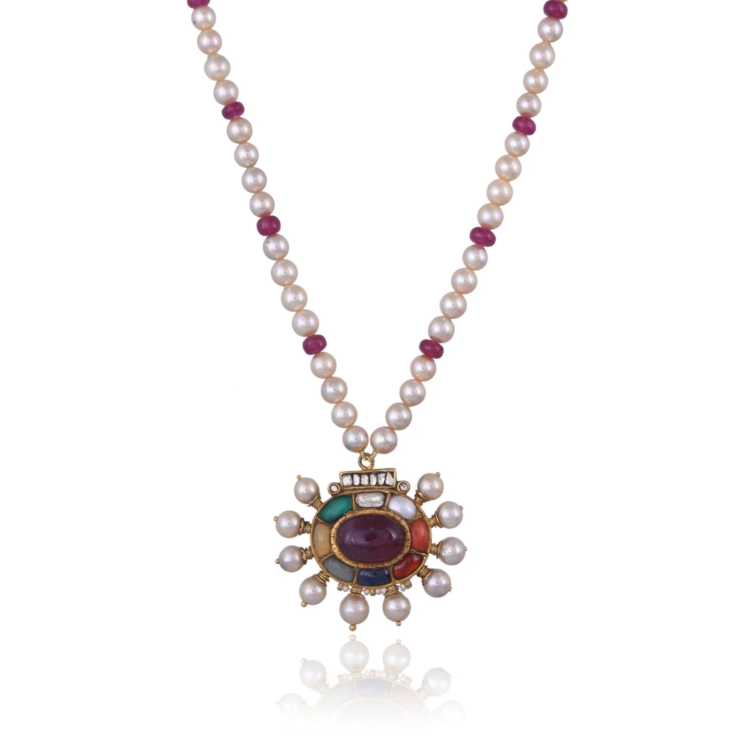 The Cadence Navratan Pendant