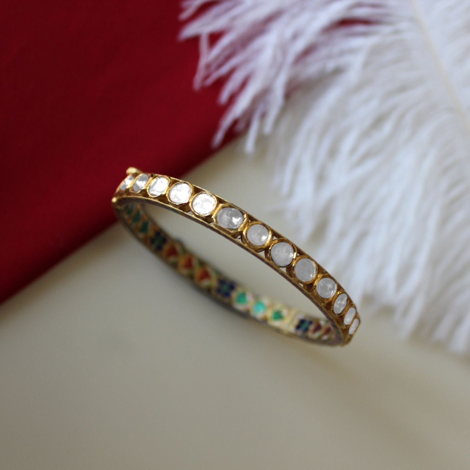 Veloura Polki Bangle