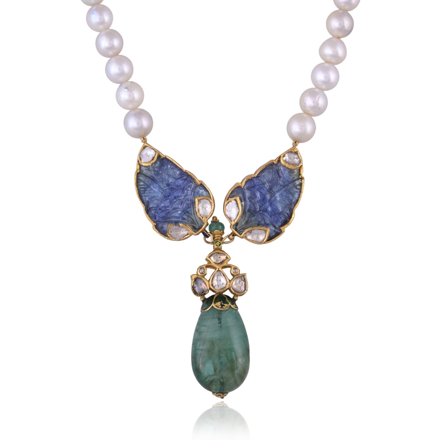 The Tanzanite Wing Pendant
