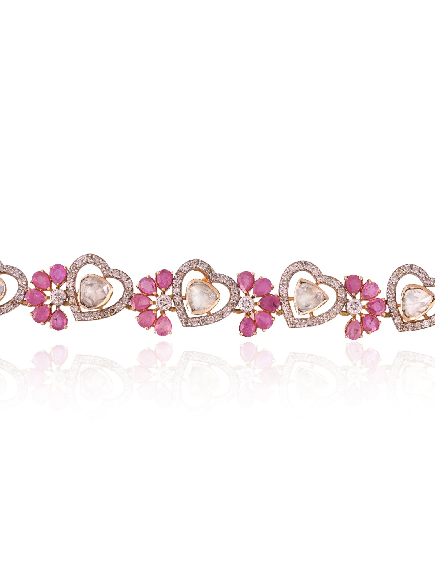 Ruby Flora Bracelet