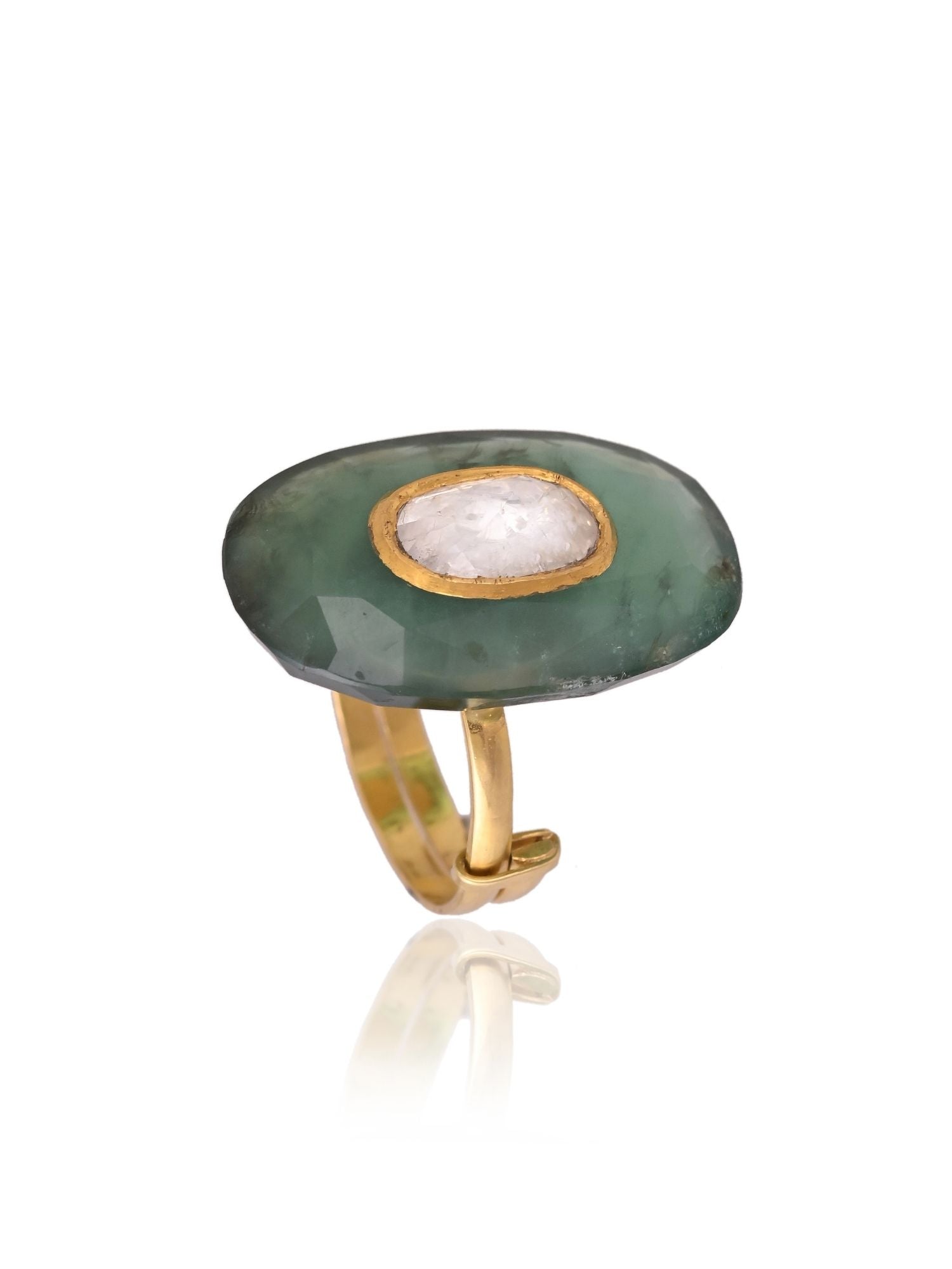 Emerald Oval Ring