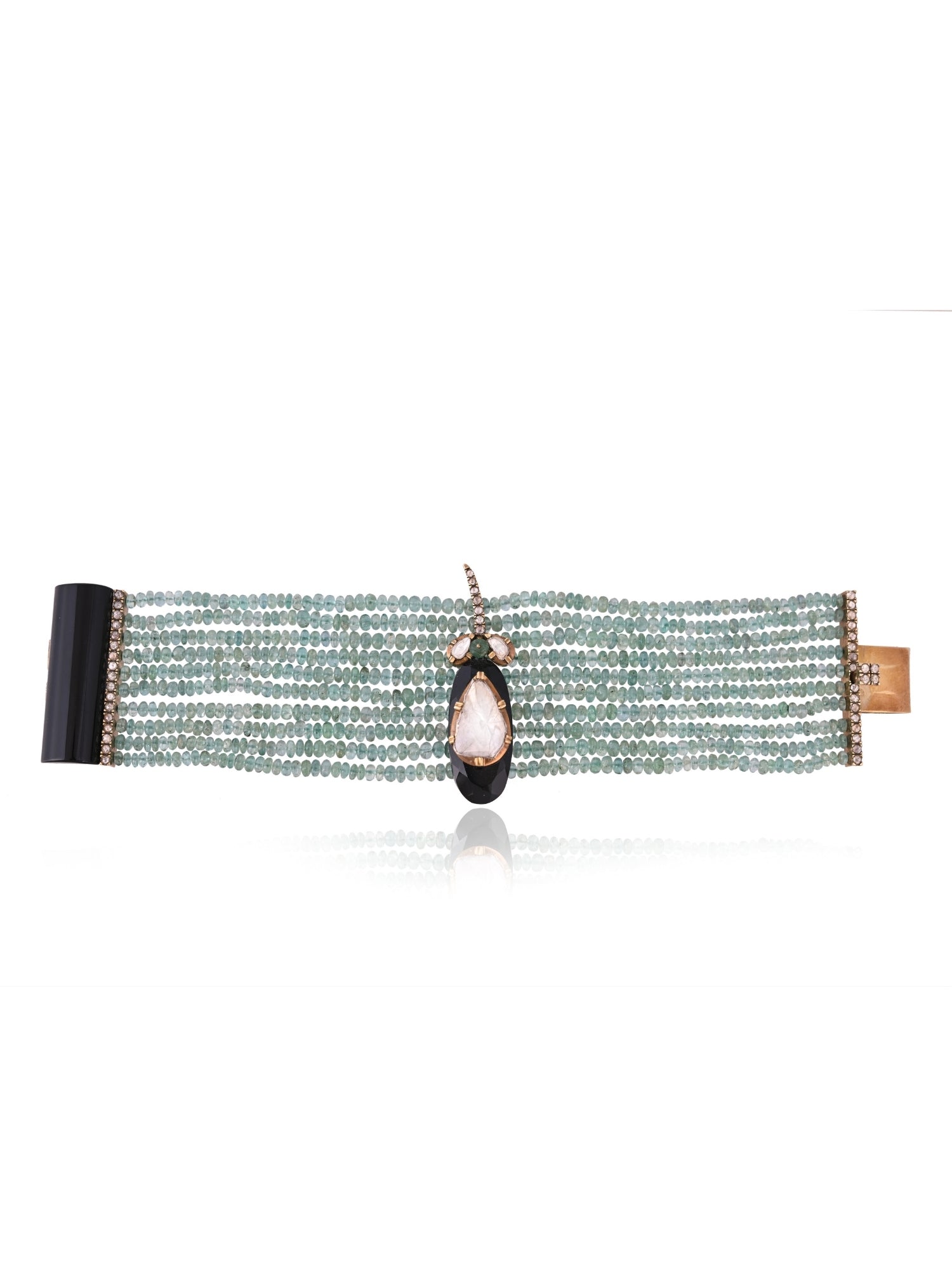 Flora Verdé Emerald Bracelet