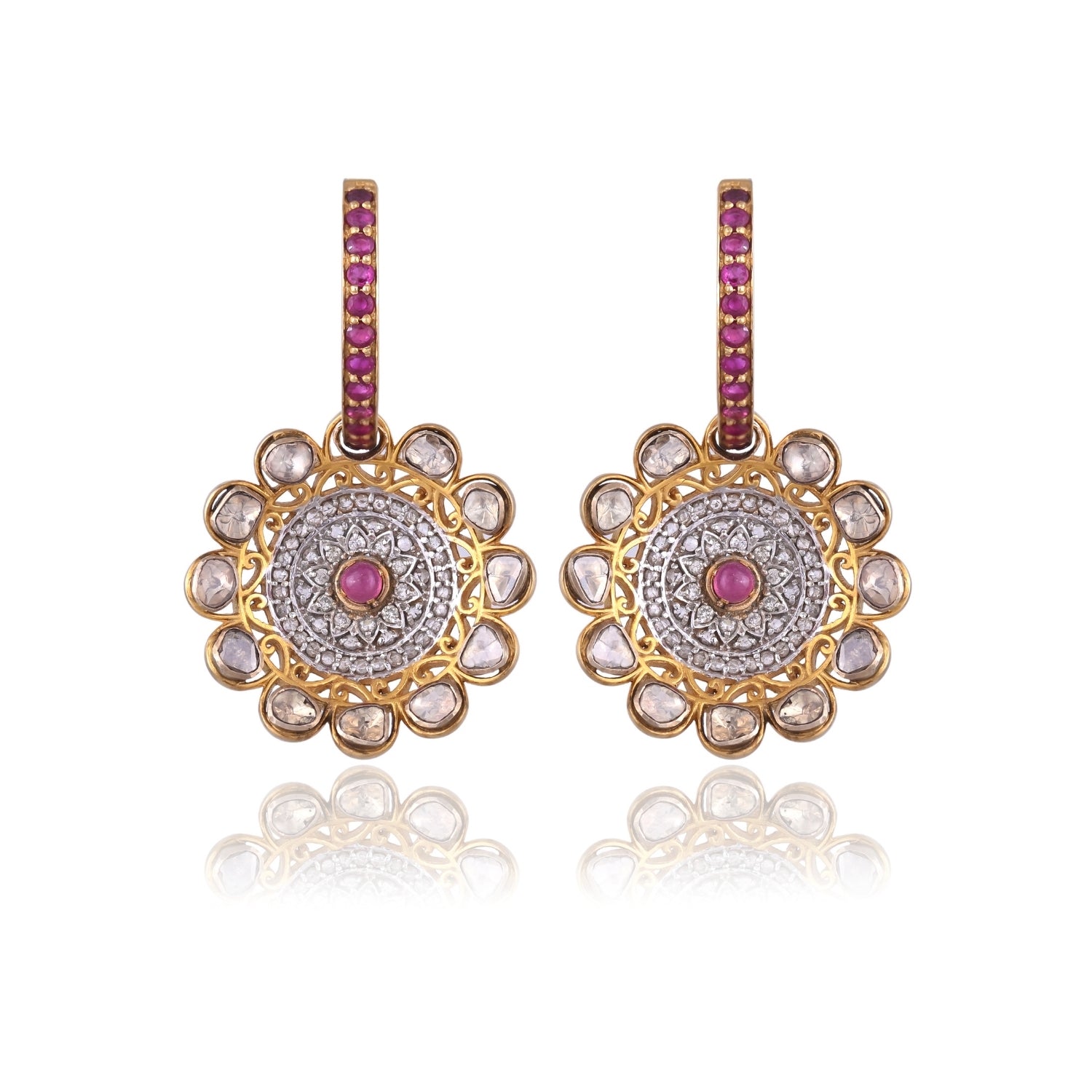 Aurelle Ruby Earrings
