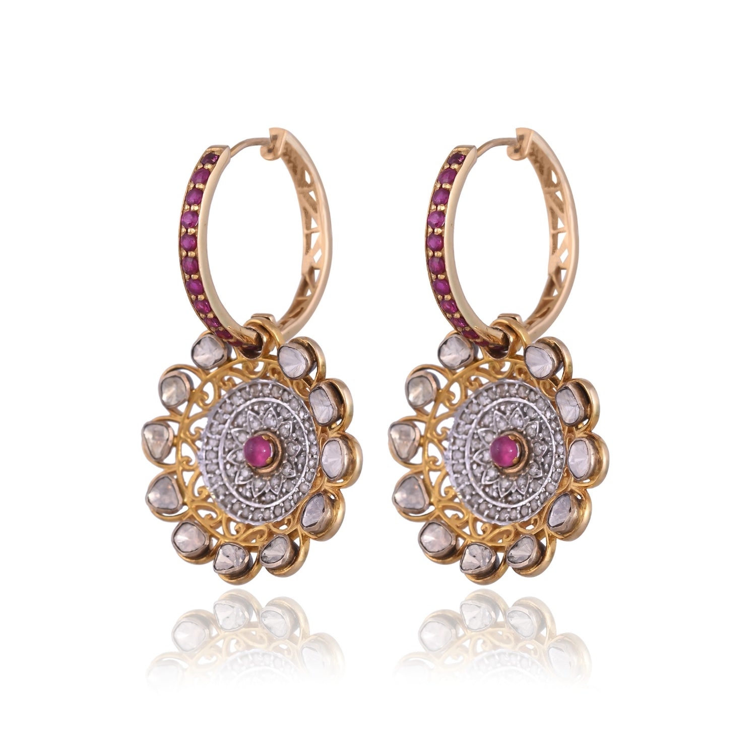 Aurelle Ruby Earrings