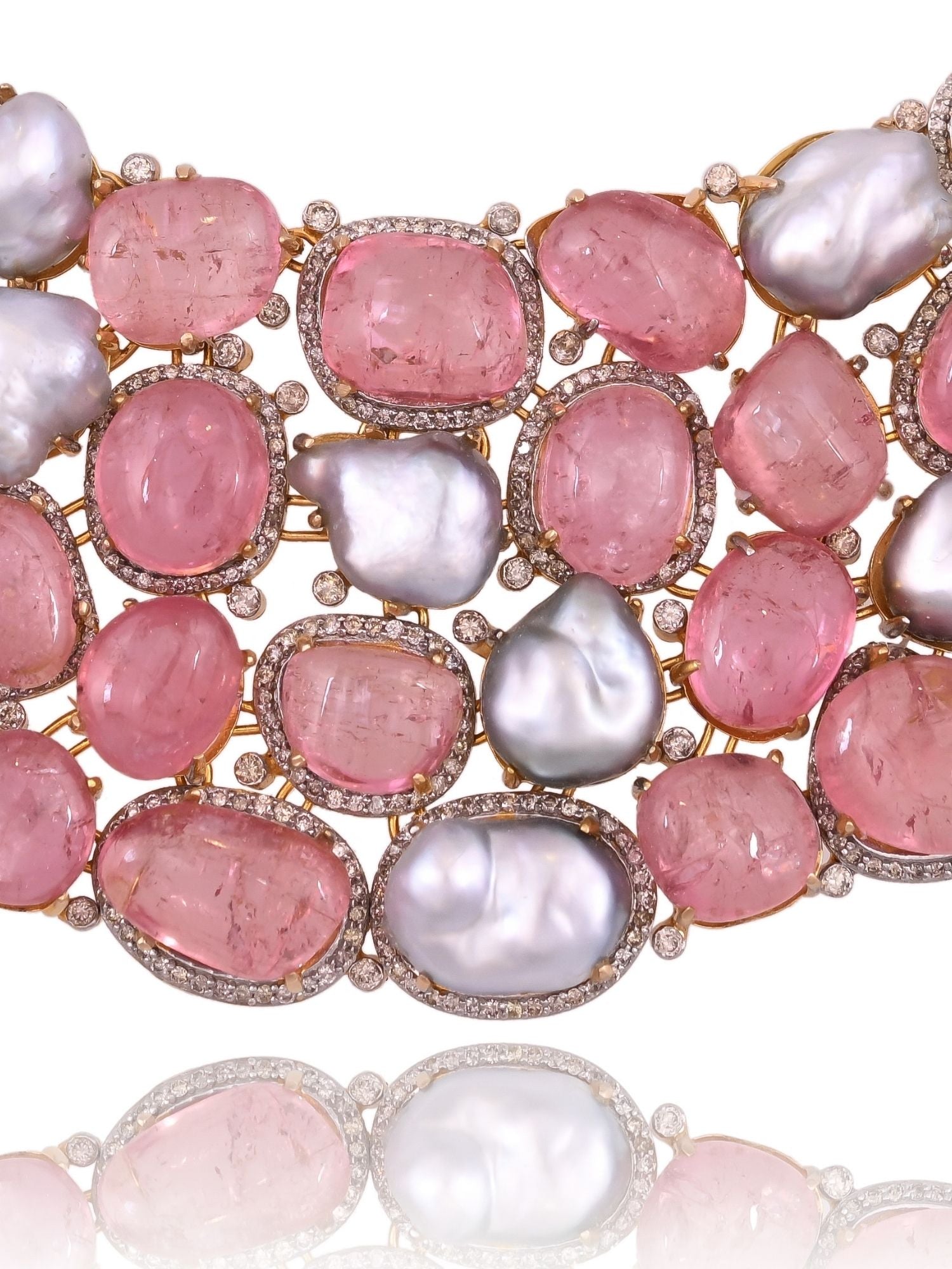 Pearlglint Tourmaline Necklace Set