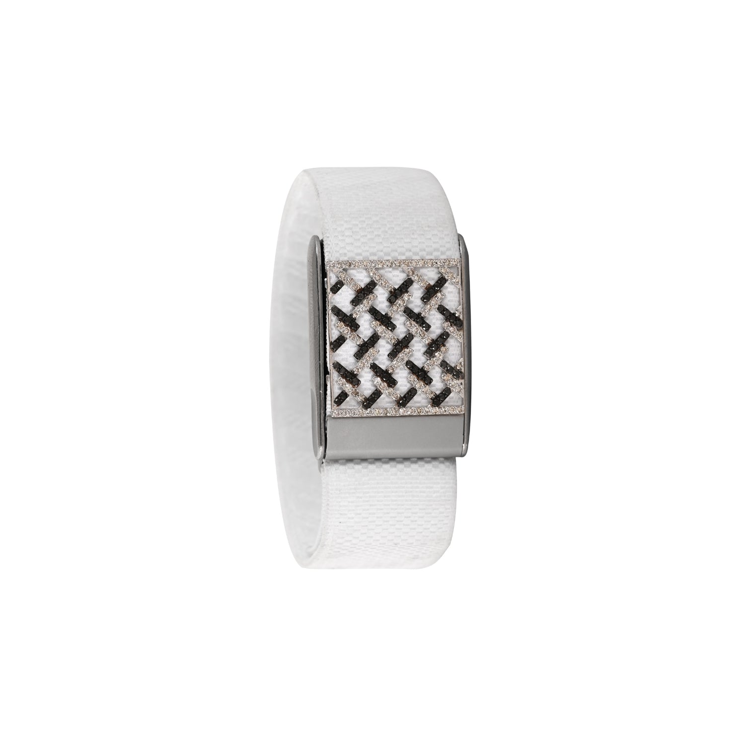 Black & White Mesh Diamond WHOOP MG Case