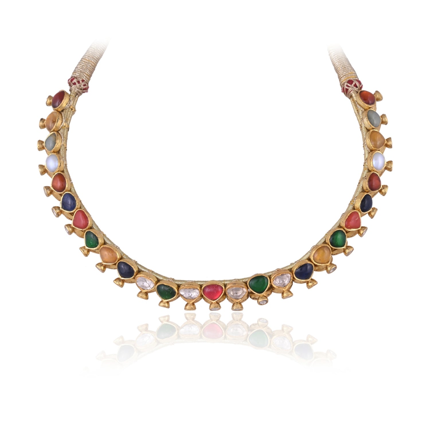Enchanted Garden Polki Necklace
