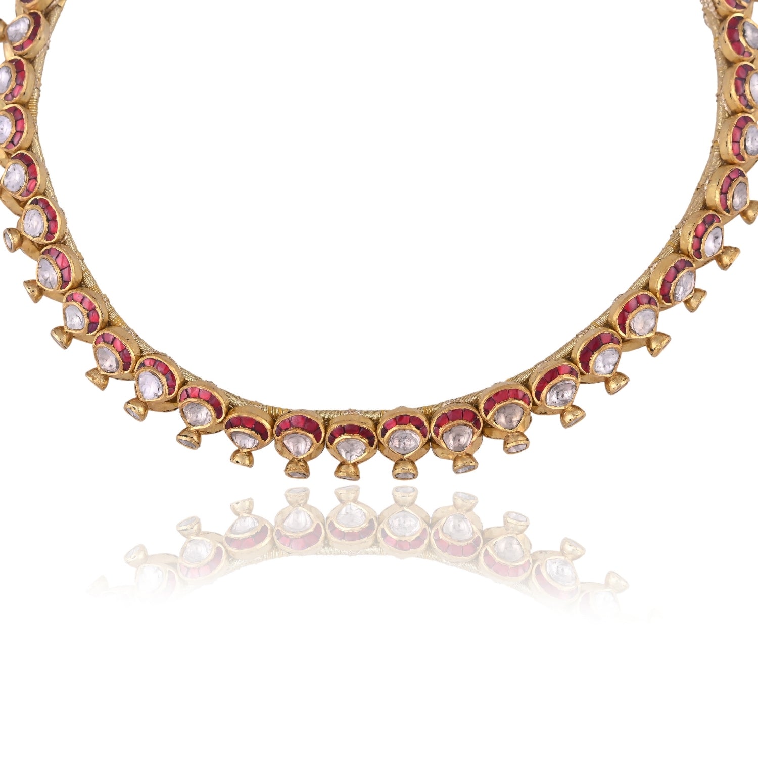 Enchanted Garden Polki Necklace