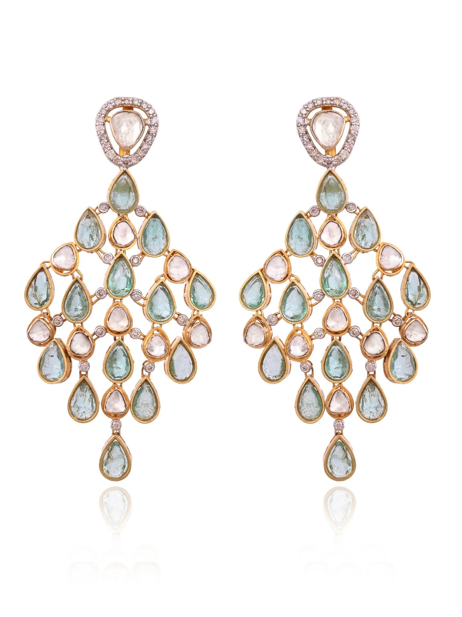 Emerald Lush Soiree Earrings