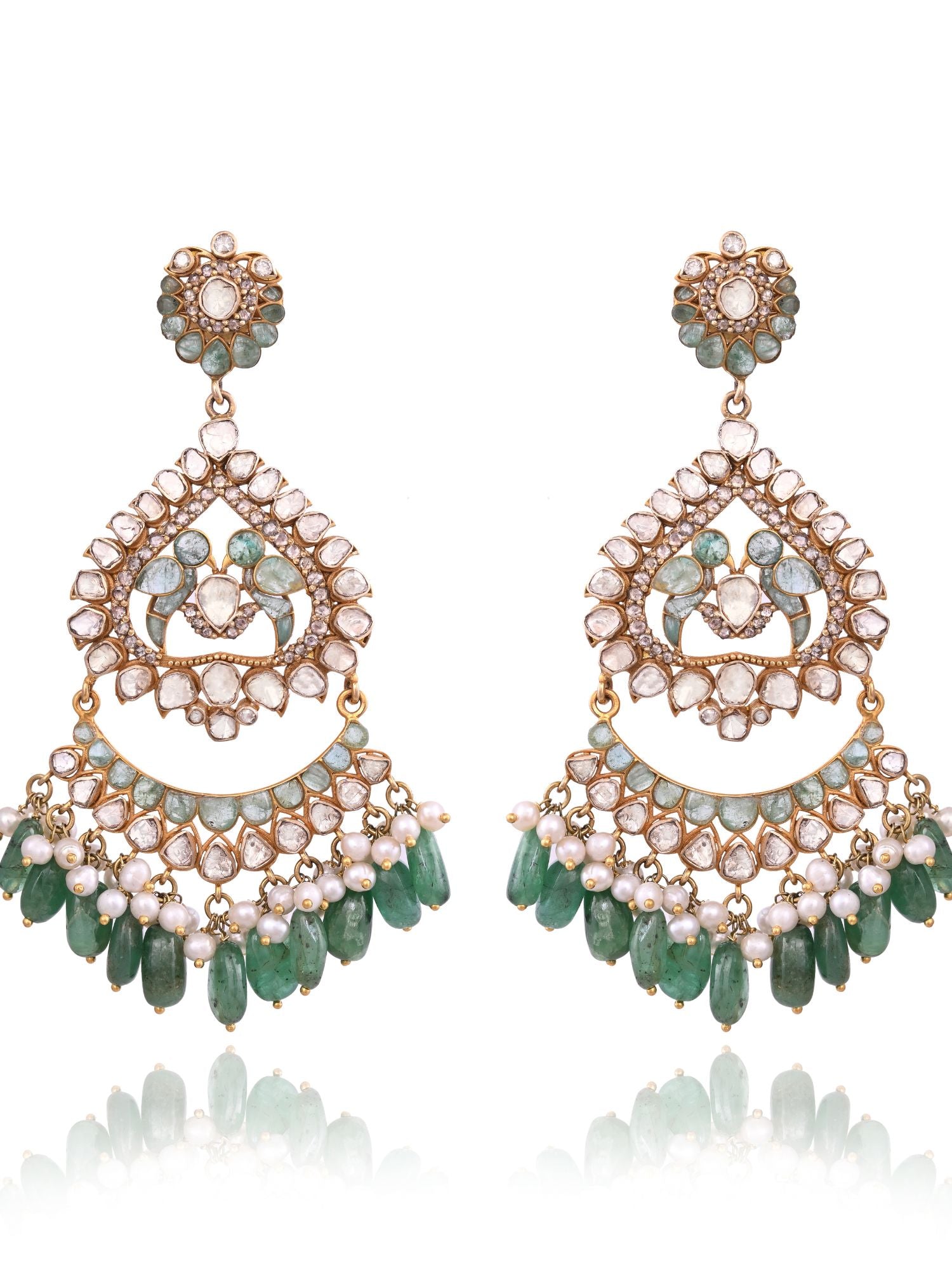 Enchanted in Emerald Earrings