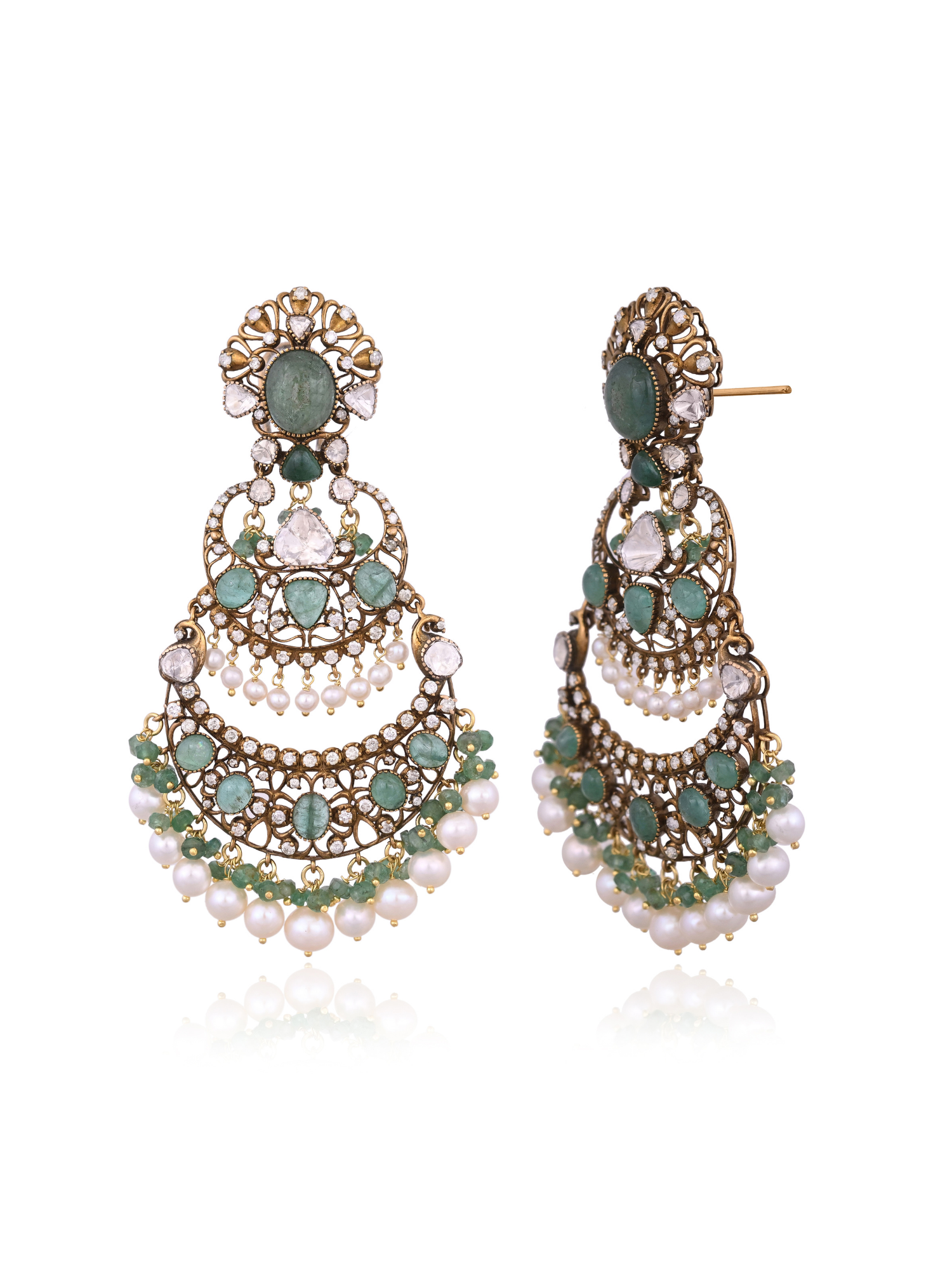 Lushfall Emerald Danglers
