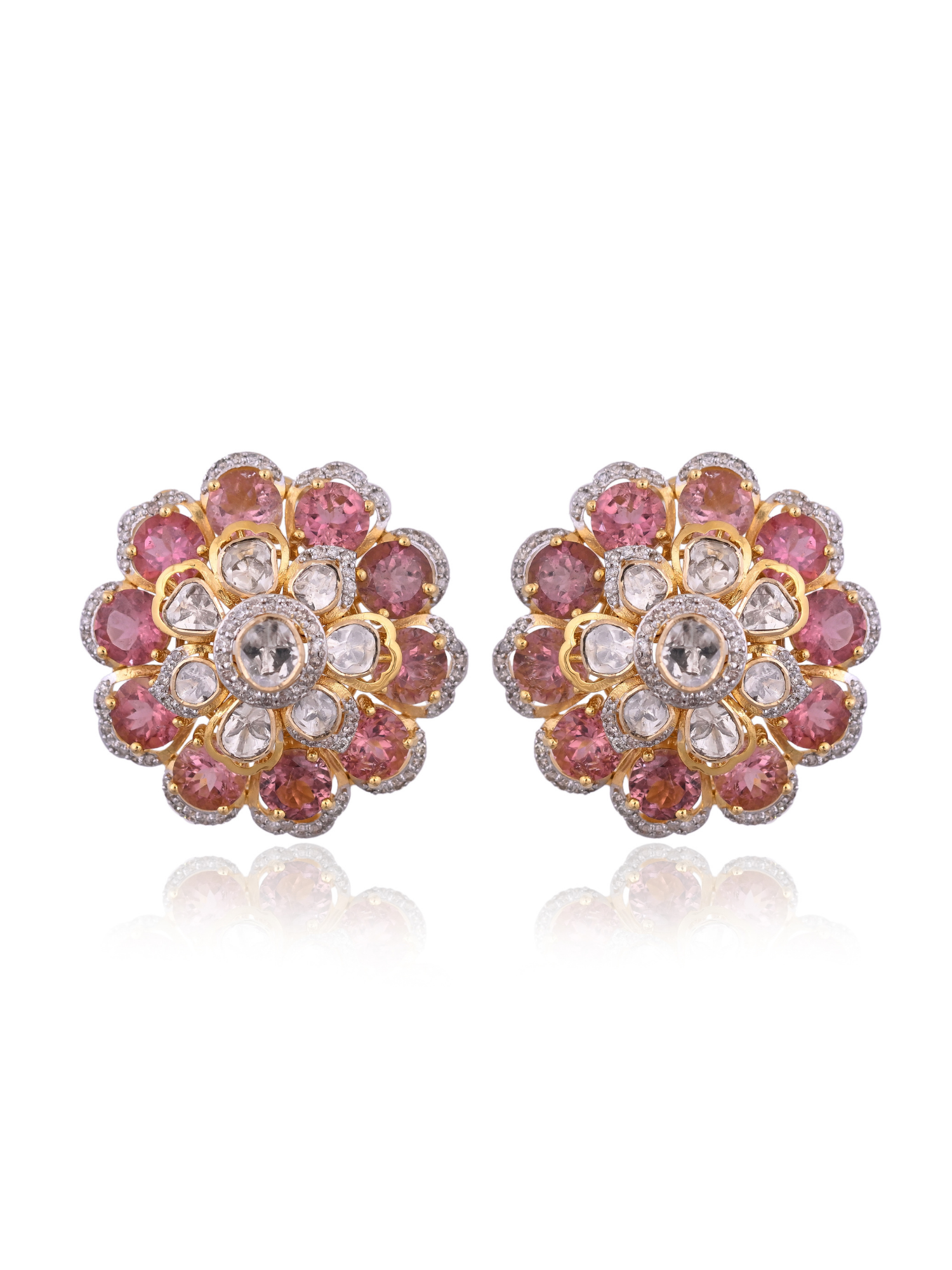 Petal of Light Tourmaline Studs