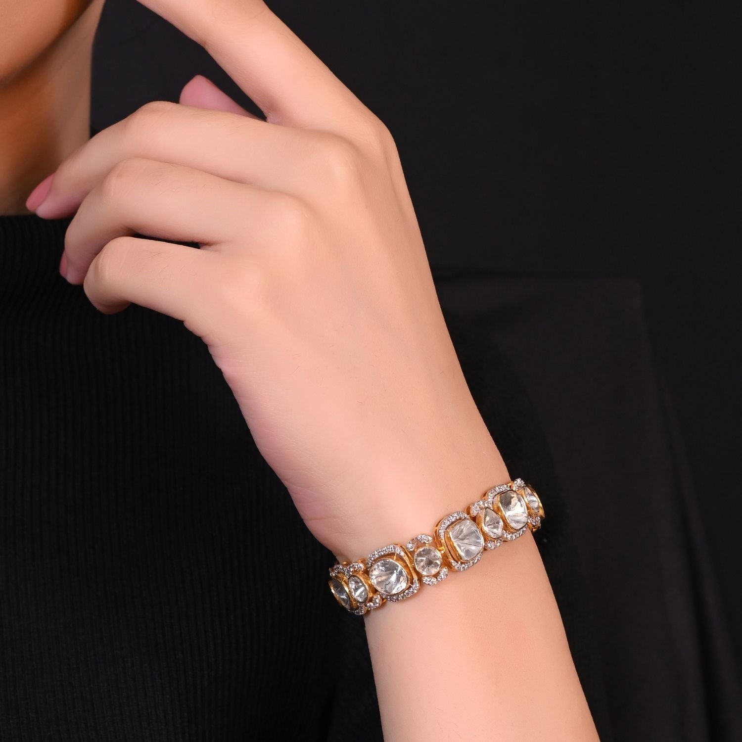 Royal Polki Diamond Bracelet