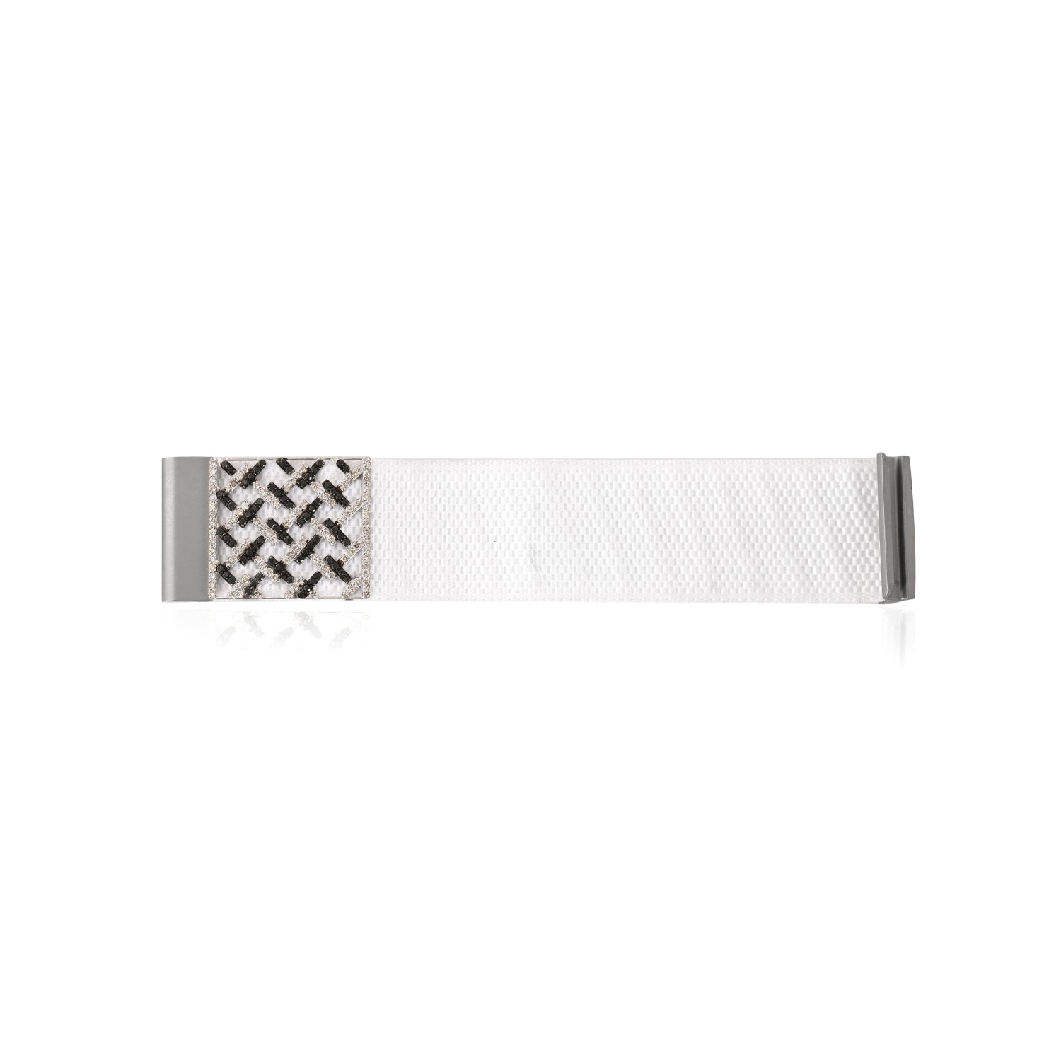 Black & White Mesh Diamond WHOOP MG Case