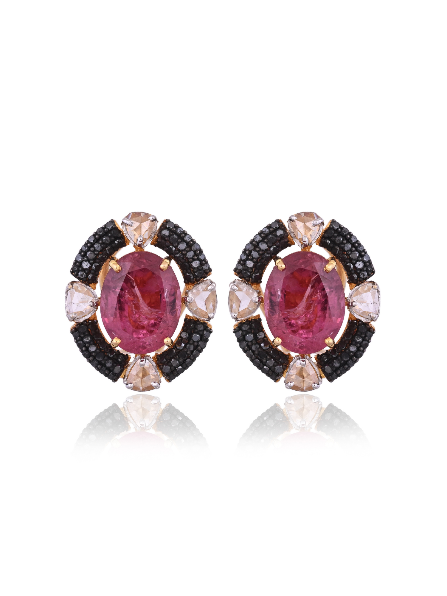 The Noir Tourmaline Studs