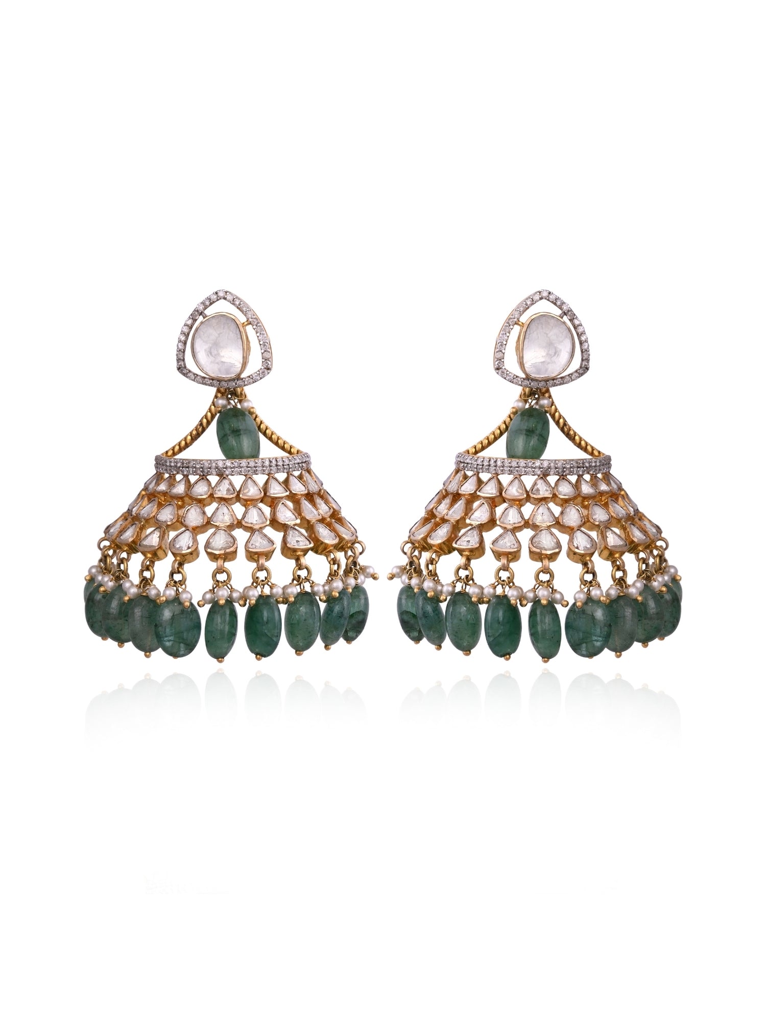 The Swinging Crest Earrings