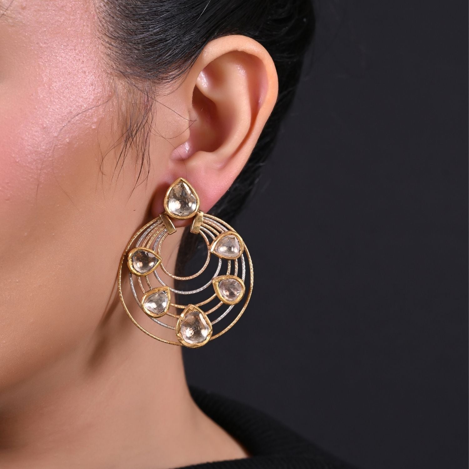 Velora Polki Earrings