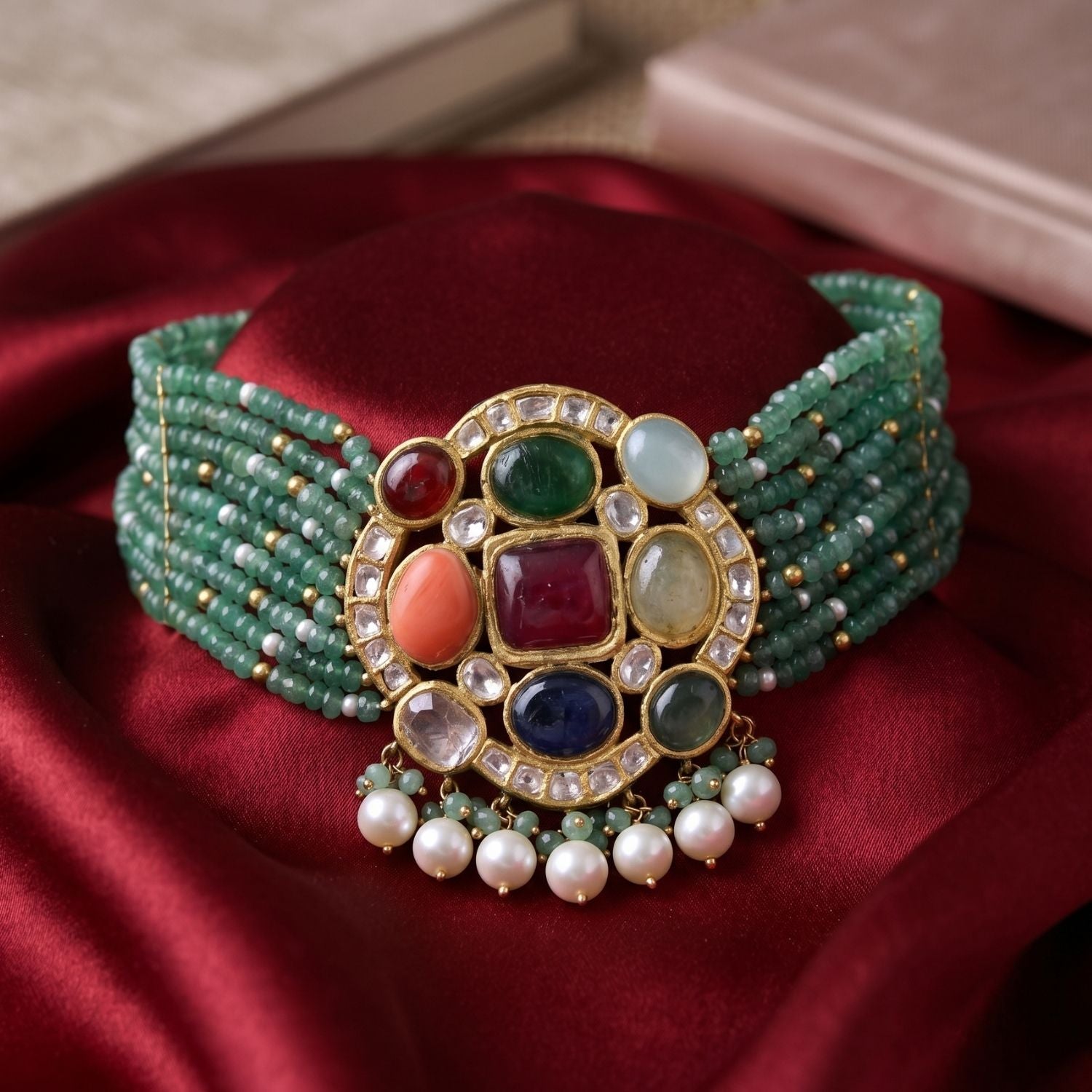 Color Bouquet Emerald Necklace