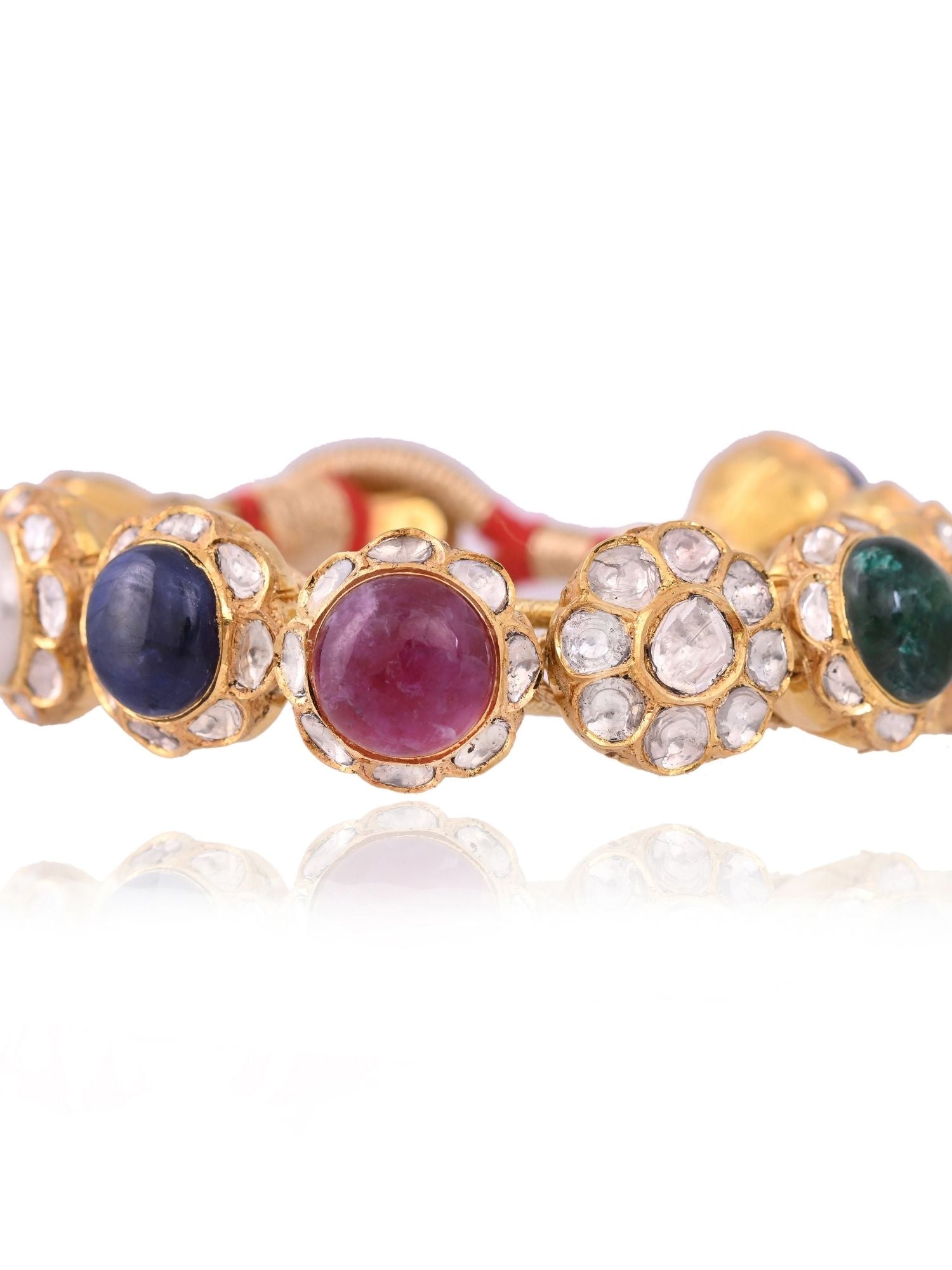 The Radiant Loop Polki Bangle