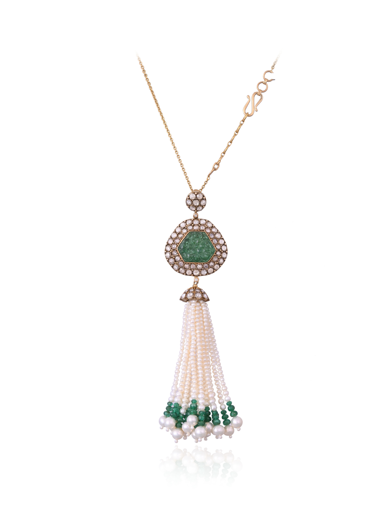 Verdant Tassel Pendant