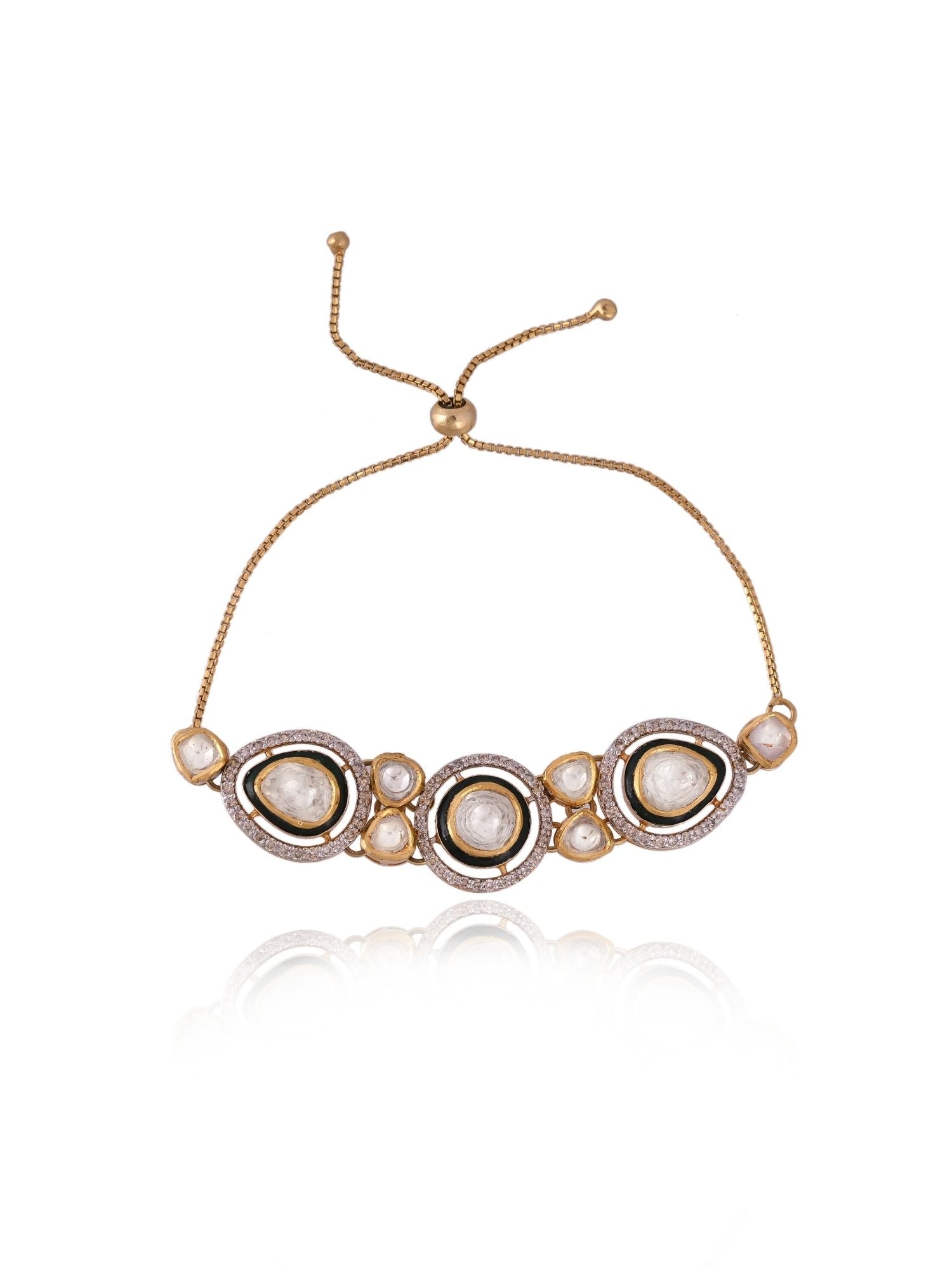 Polki Trinity Bracelet