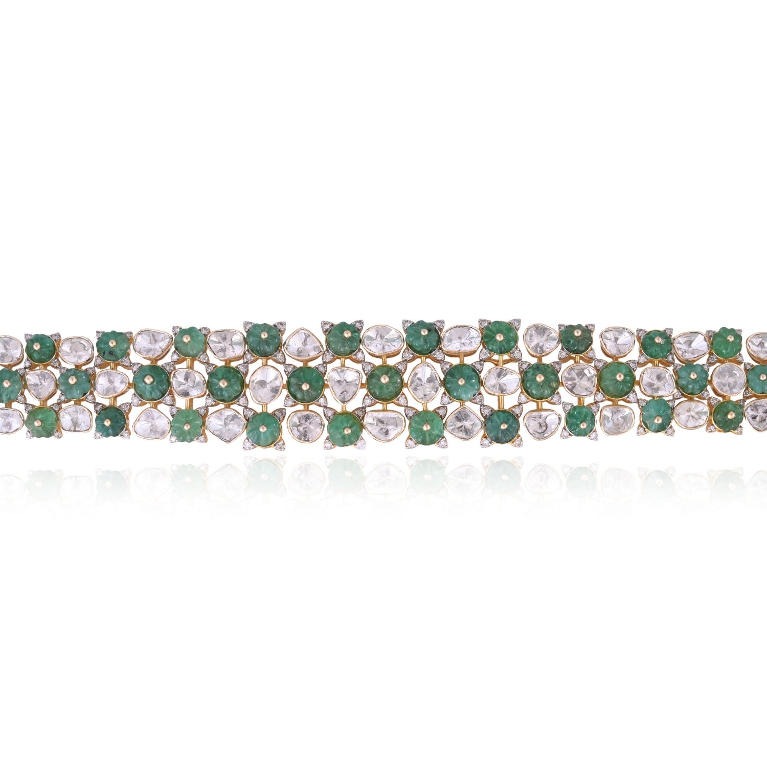 Emerald Crest Bracelet
