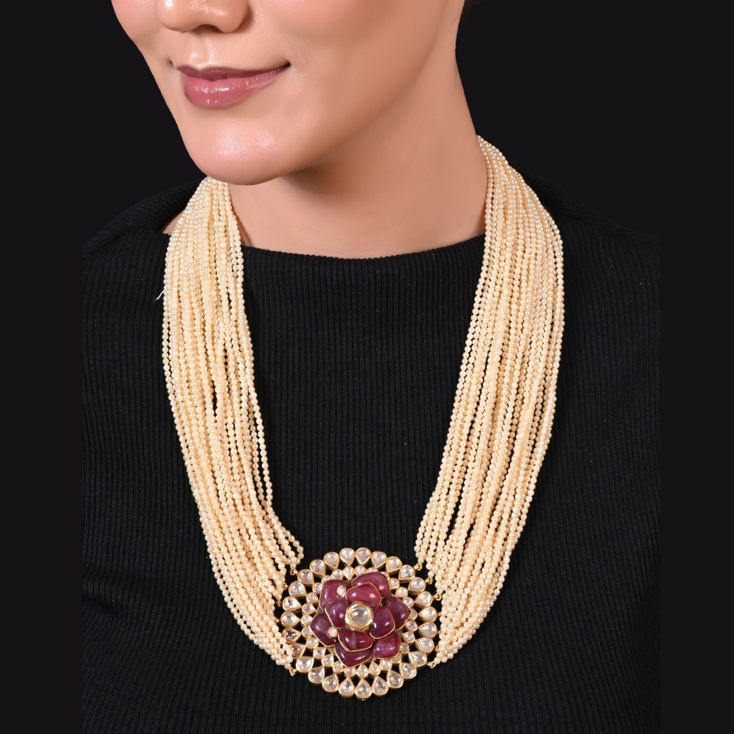 The Crimson Bloom Pendant