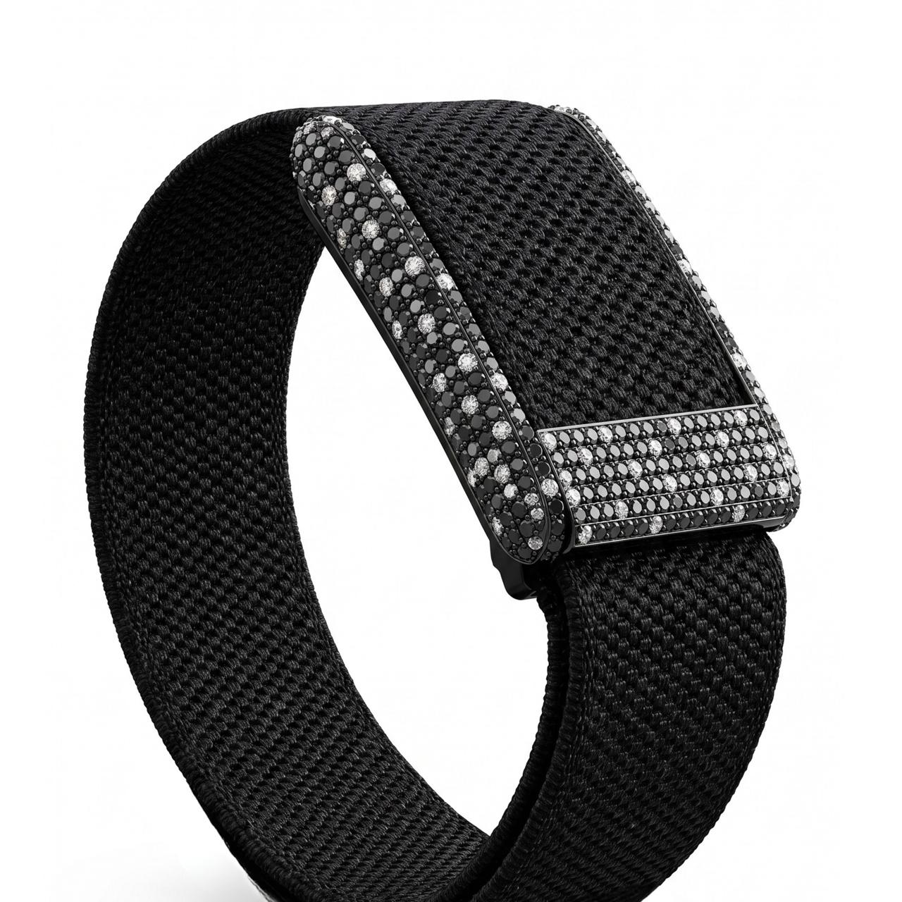 The Noir Black & White Diamond WHOOP 4.0 Case