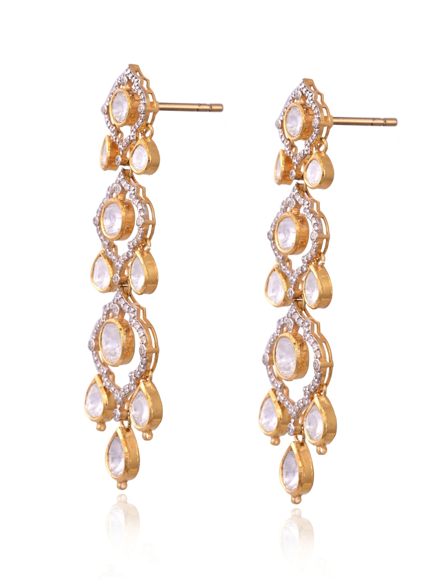 Moonlets in Descent Earrings