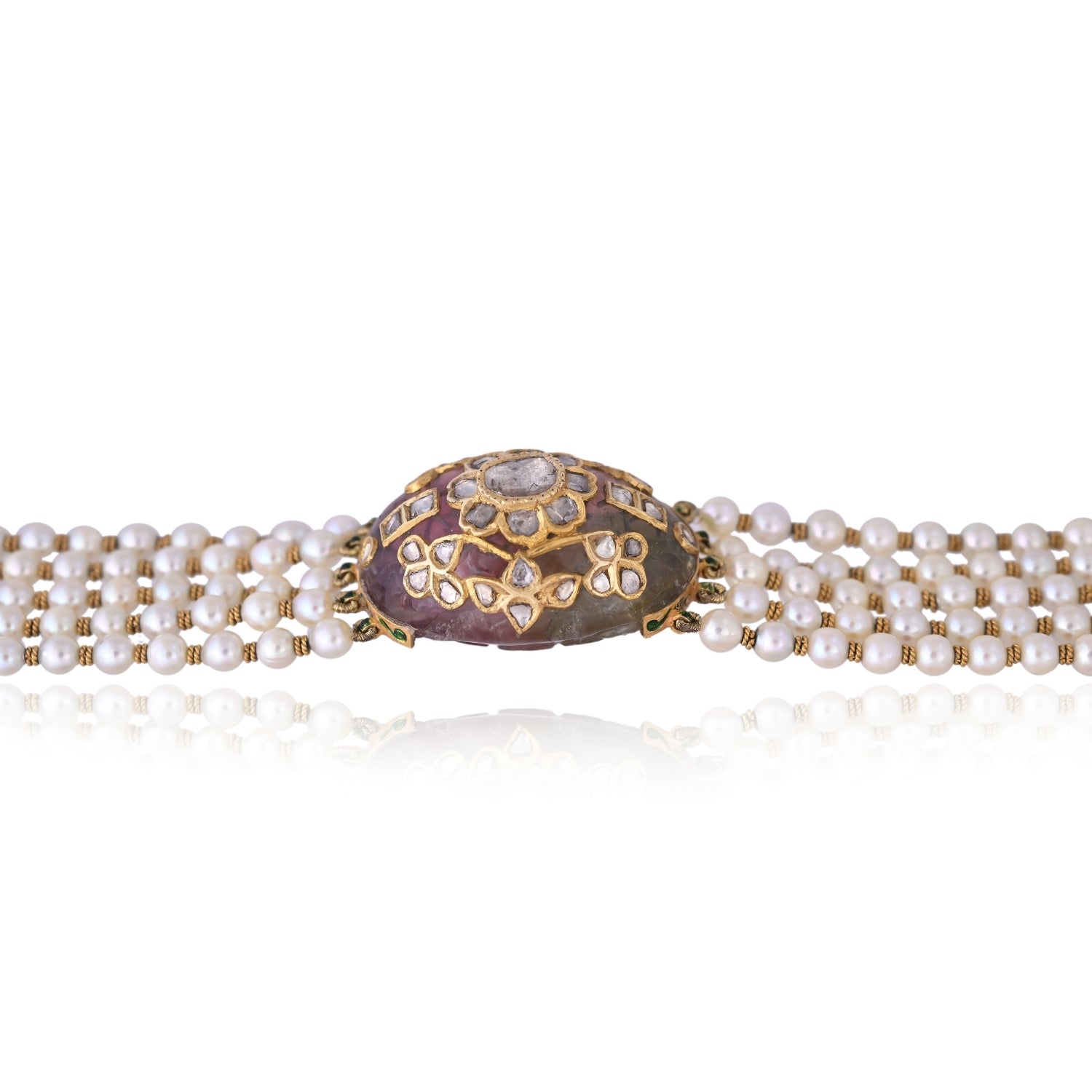 Tourmaline Pearl Royale Bracelet