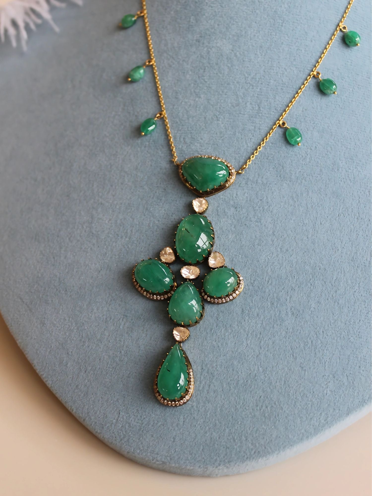 Lush Emerald Drop Pendant