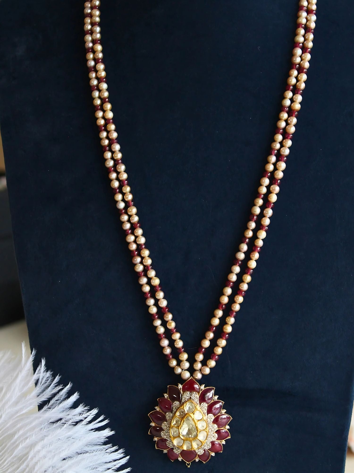 Rouge Drop Ruby Pendant