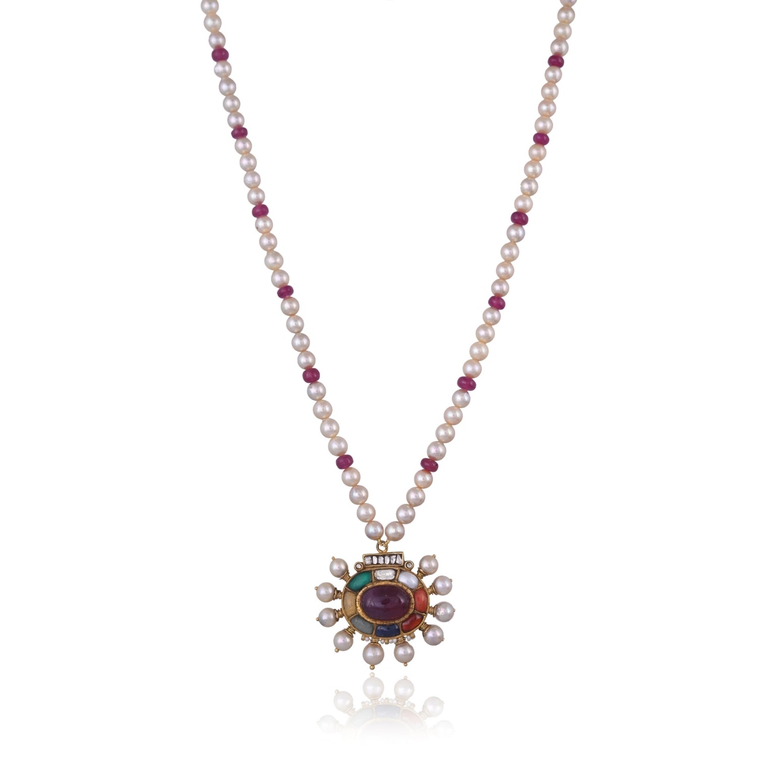 The Cadence Navratan Pendant