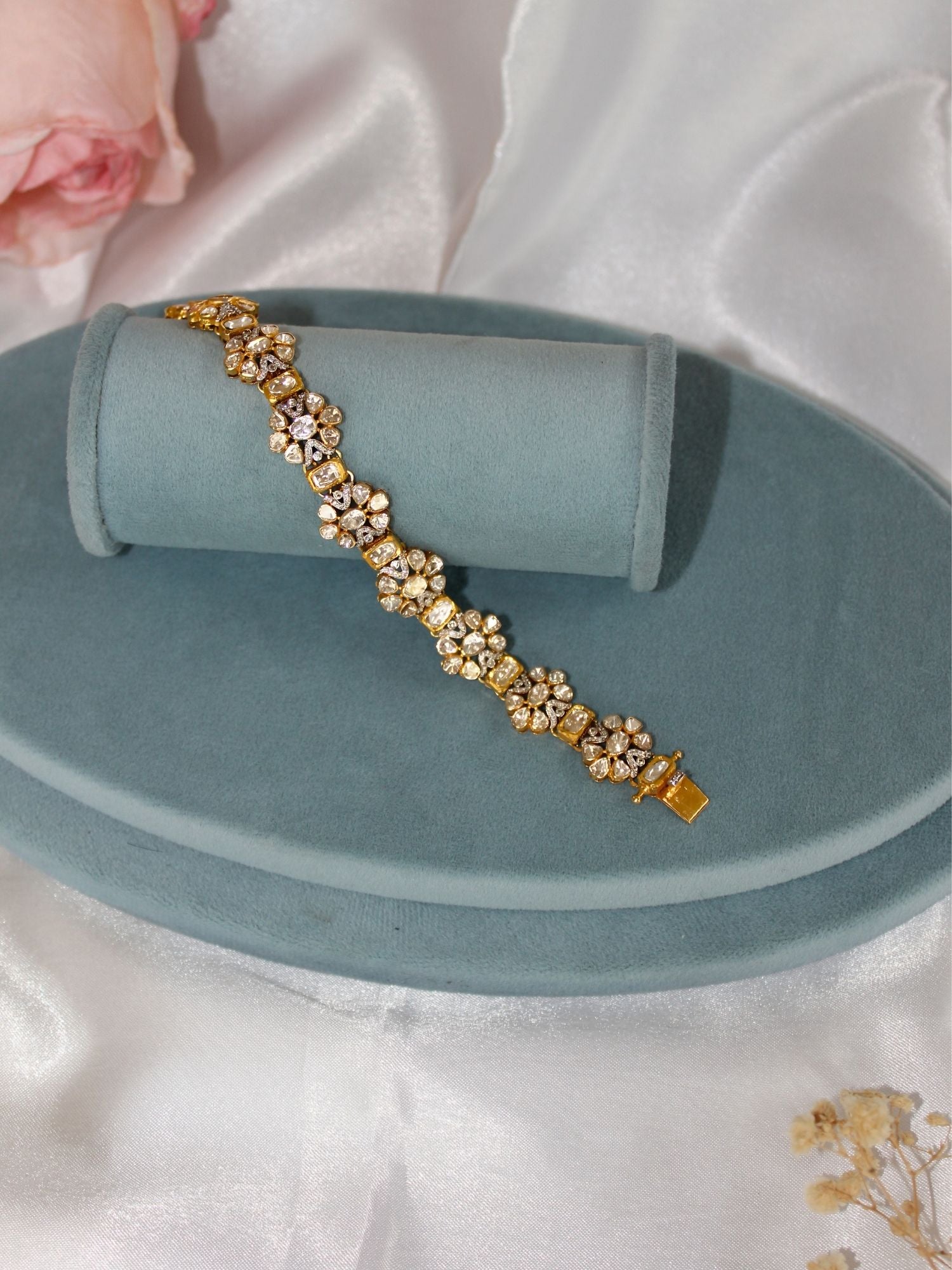 The Straight Spark Polki Bracelet