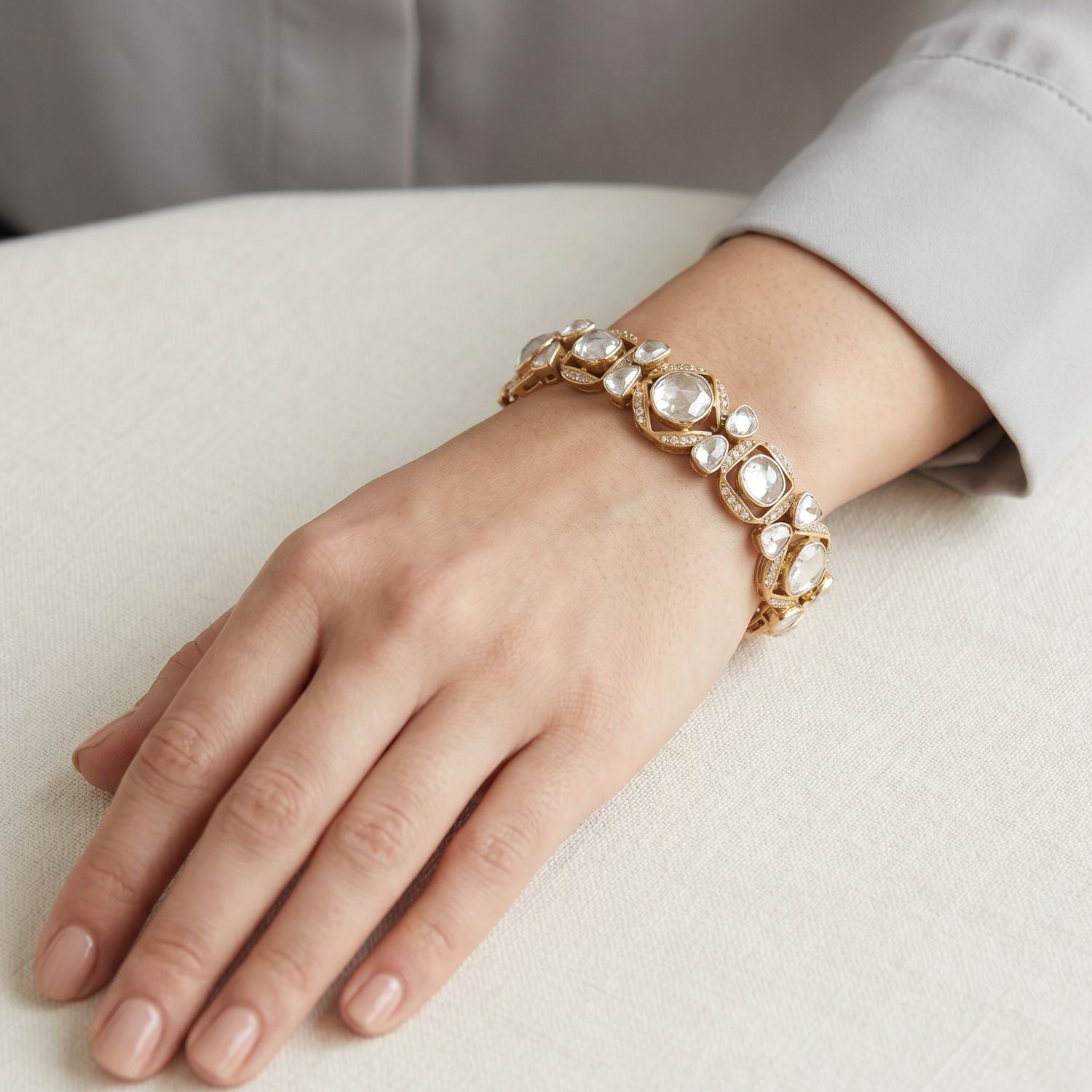 Aurora Polki Bracelet
