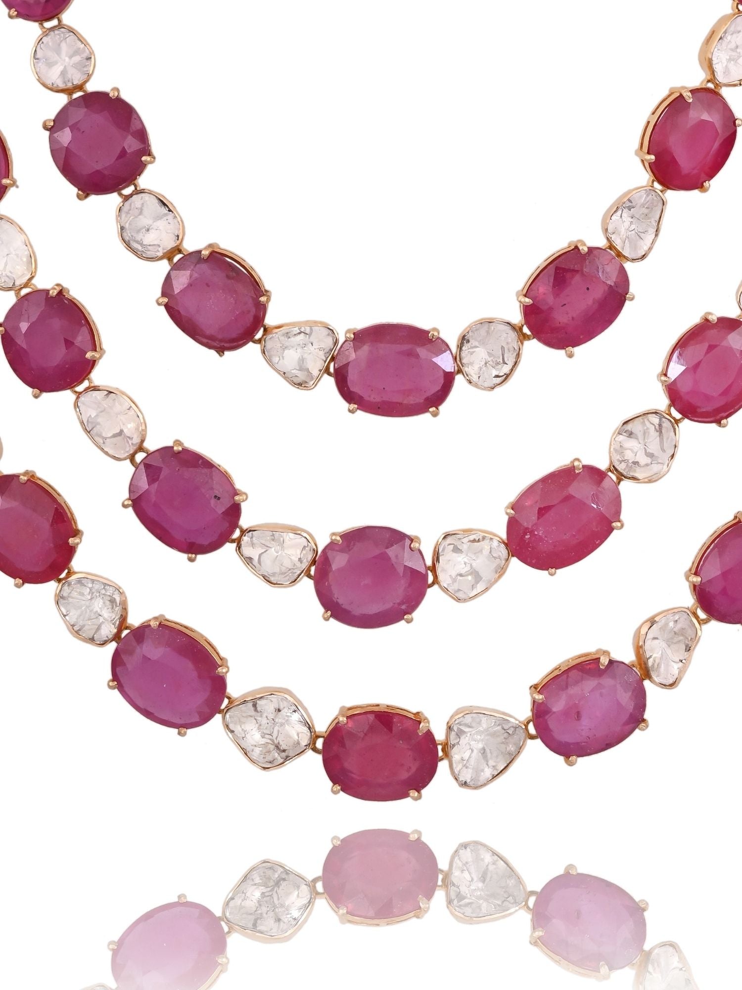 Triora Ruby Layered Necklace