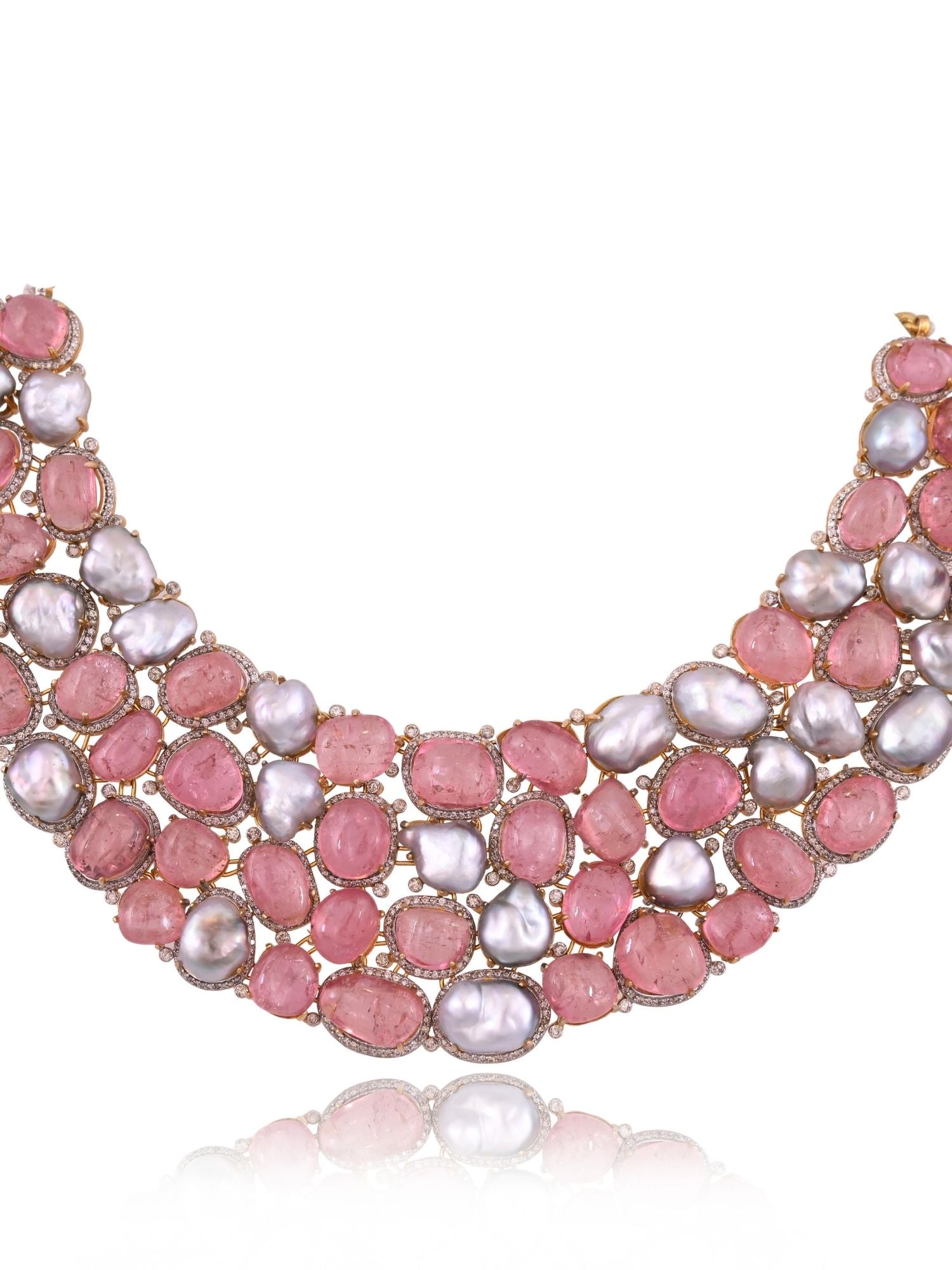 Pearlglint Tourmaline Necklace Set