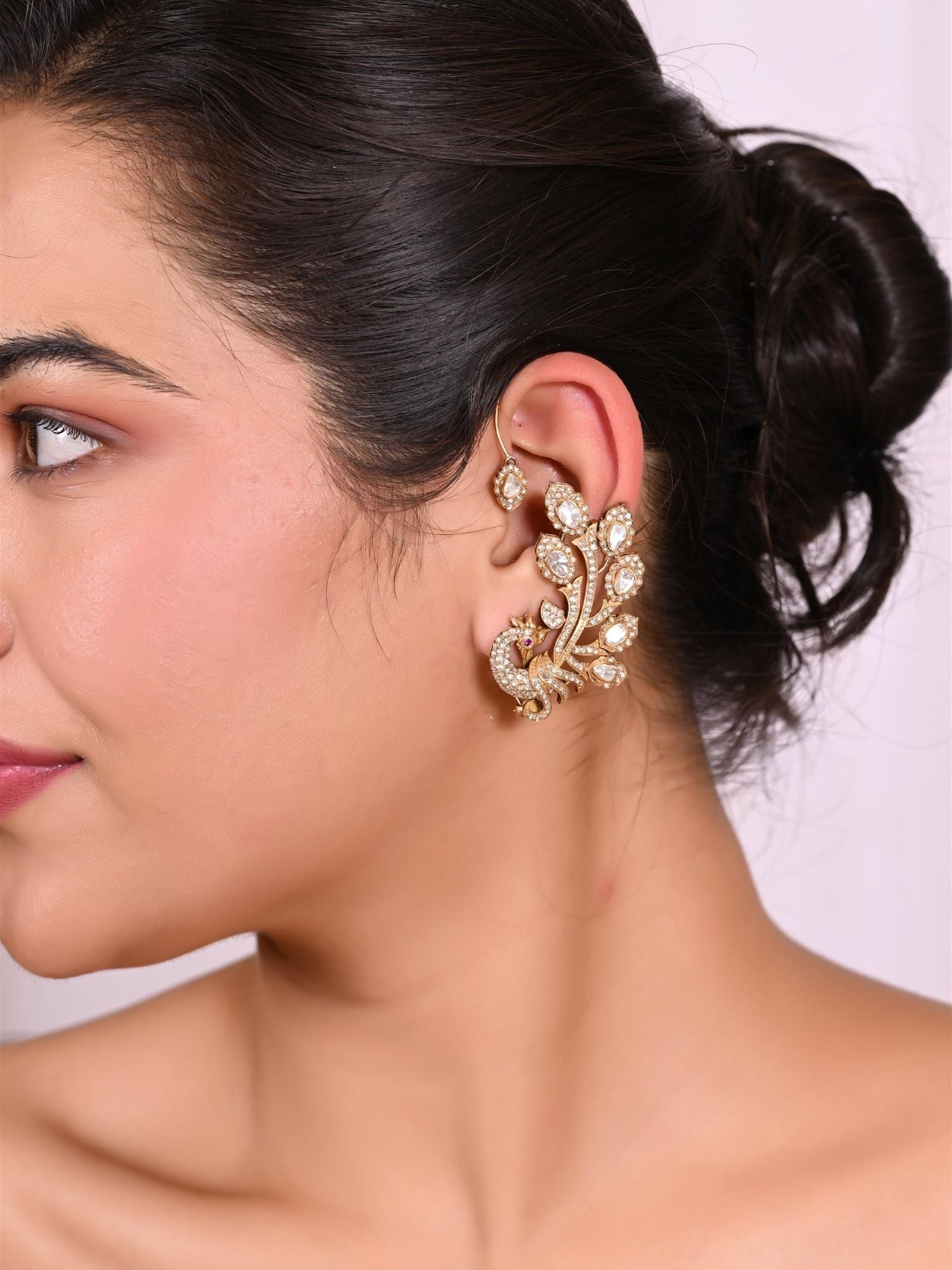 The Majestic Crest Earcuffs