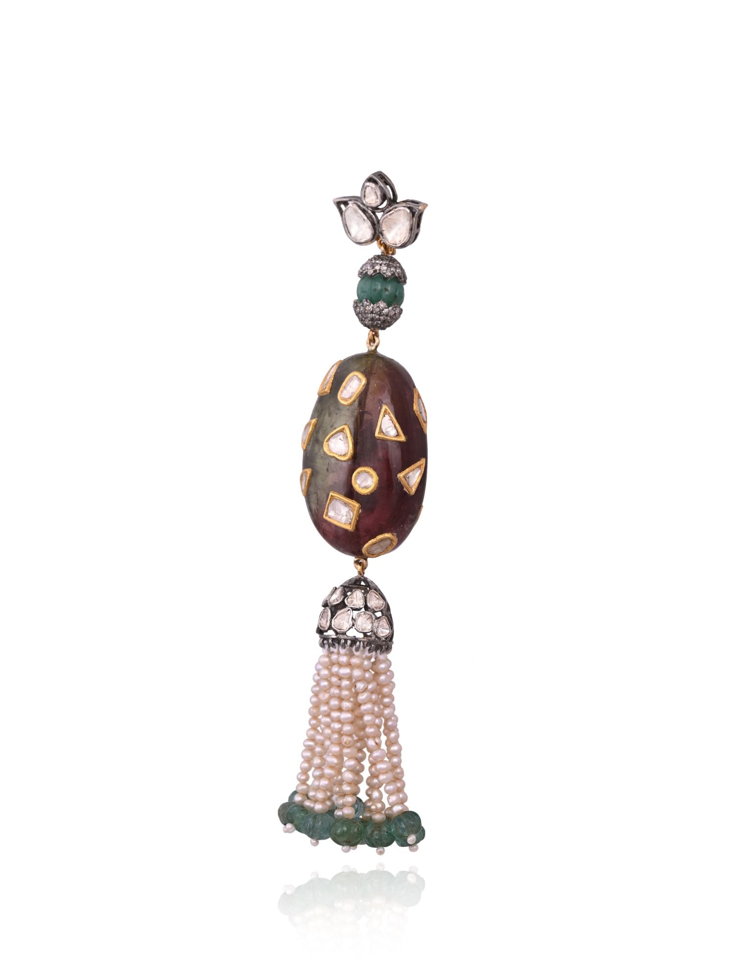 Tassel Of Timeless Gems Pendant