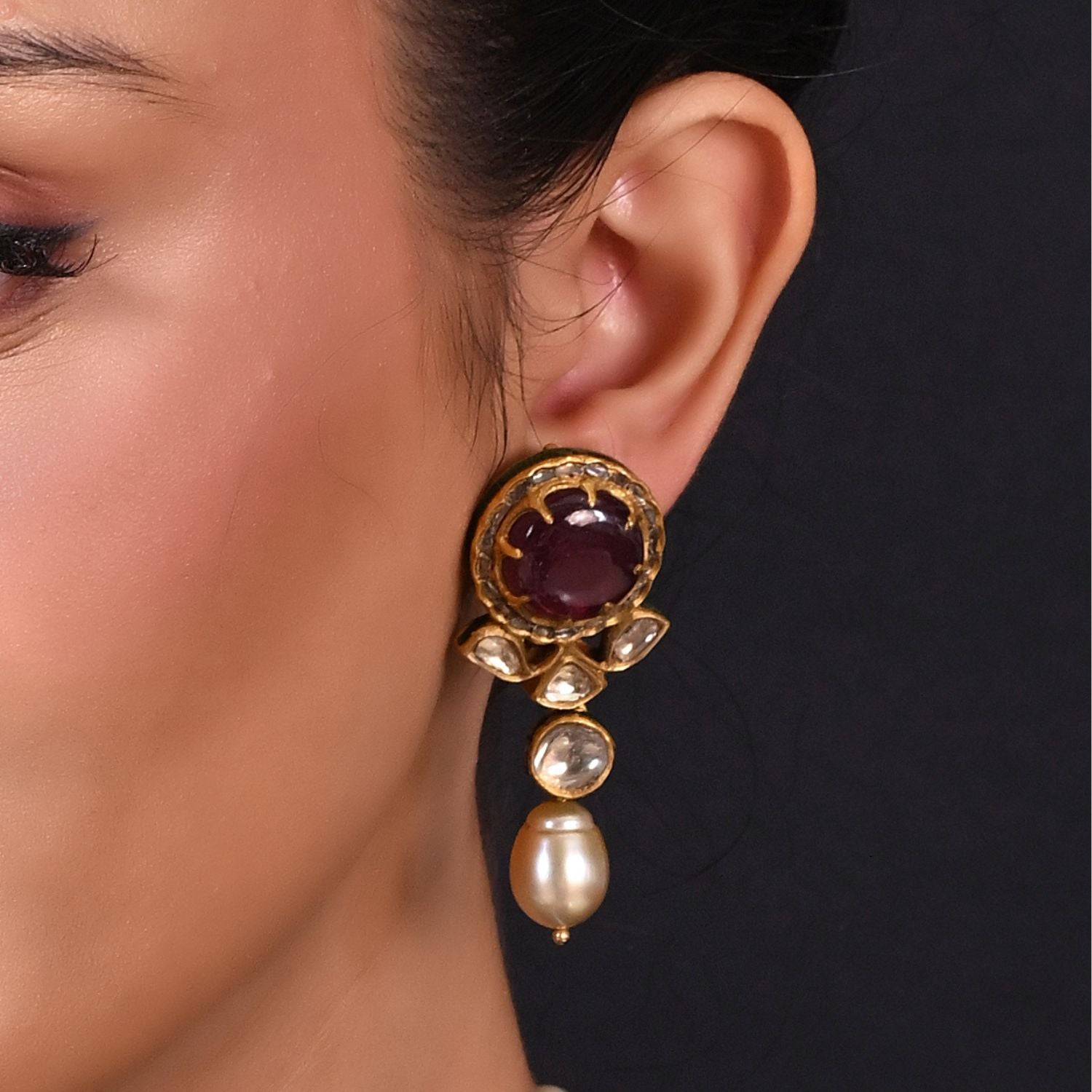 The Ruby Orb Pendant Set