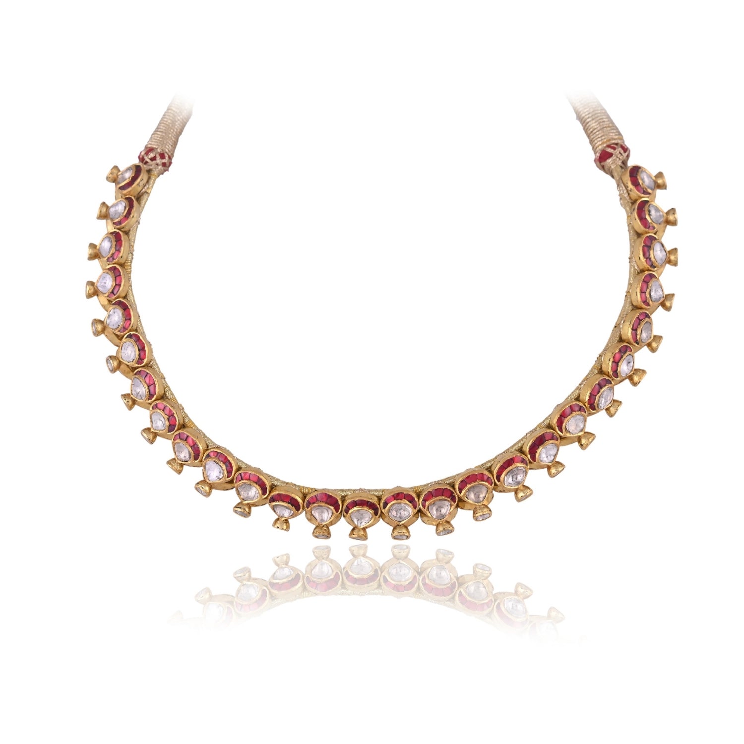 Enchanted Garden Polki Necklace
