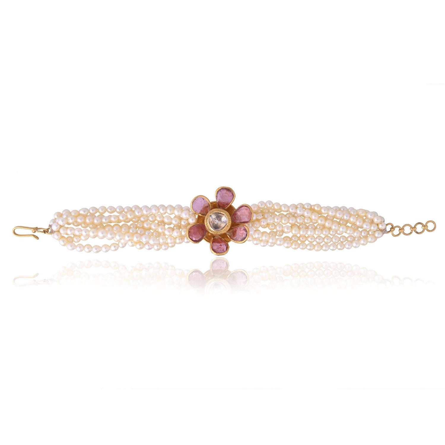 Tourmaline Flower Bracelet