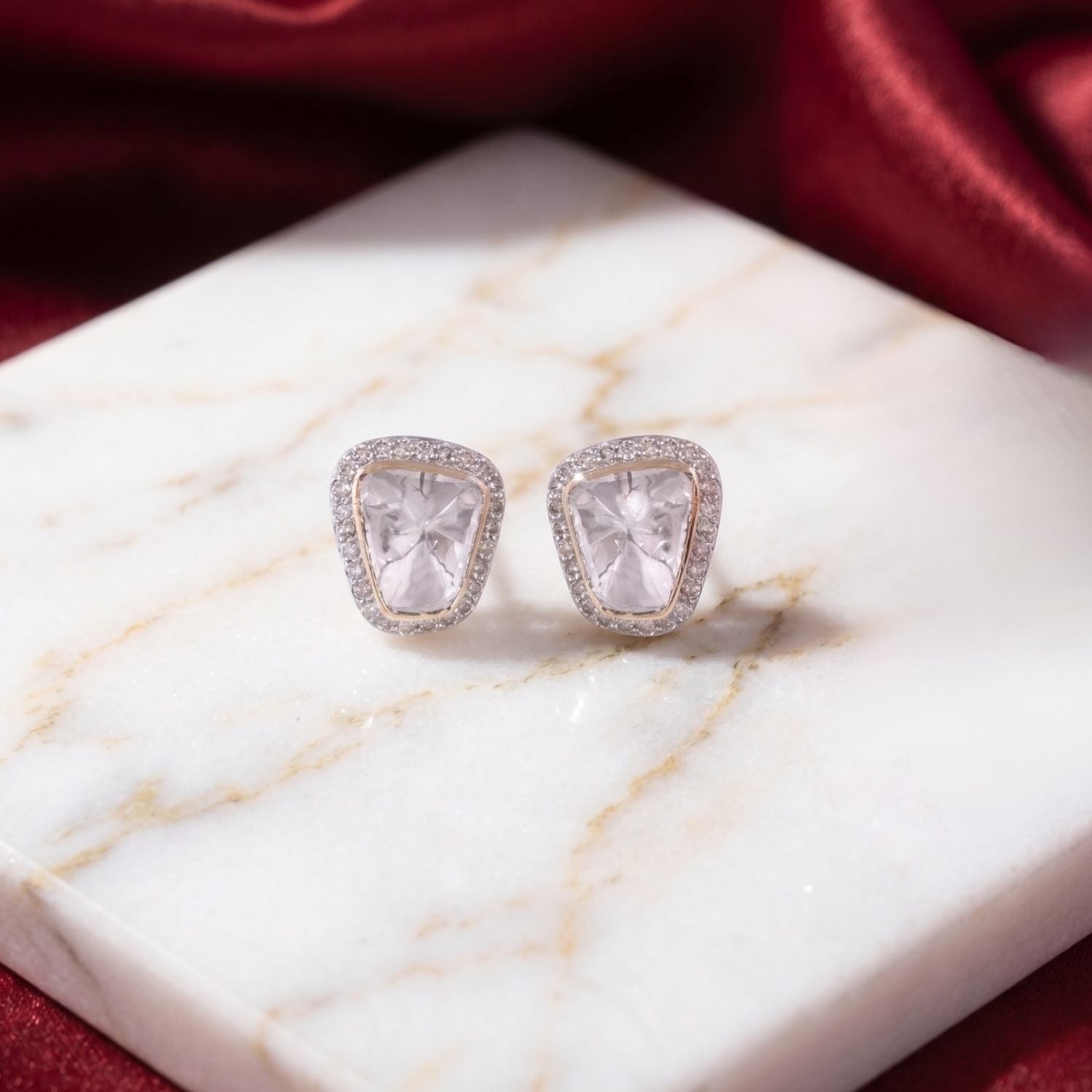 First Light Polki Studs