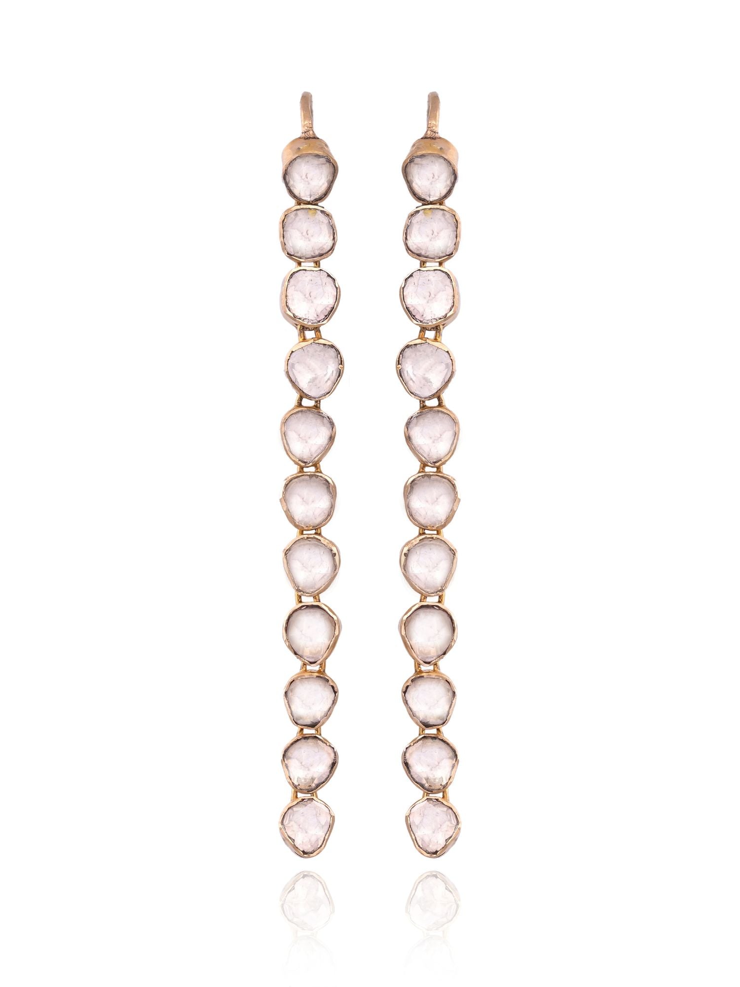 Lustre Line Polki Earrings