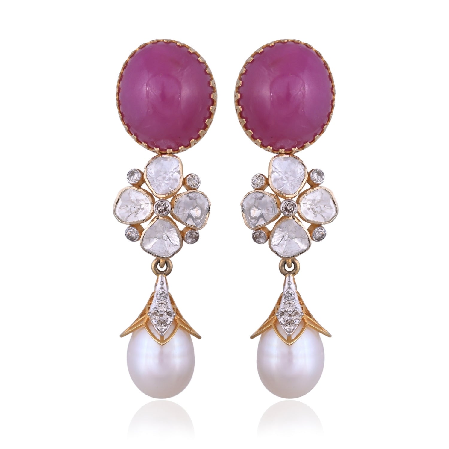 Nine Divine Navratna Necklace Set