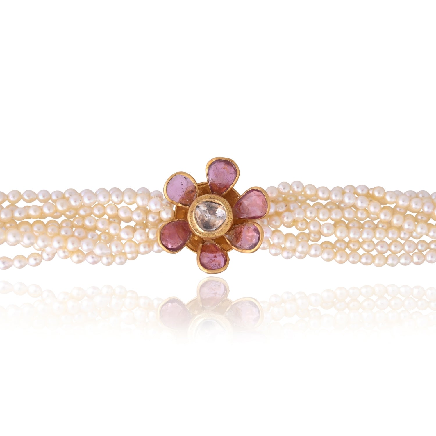 Tourmaline Flower Bracelet