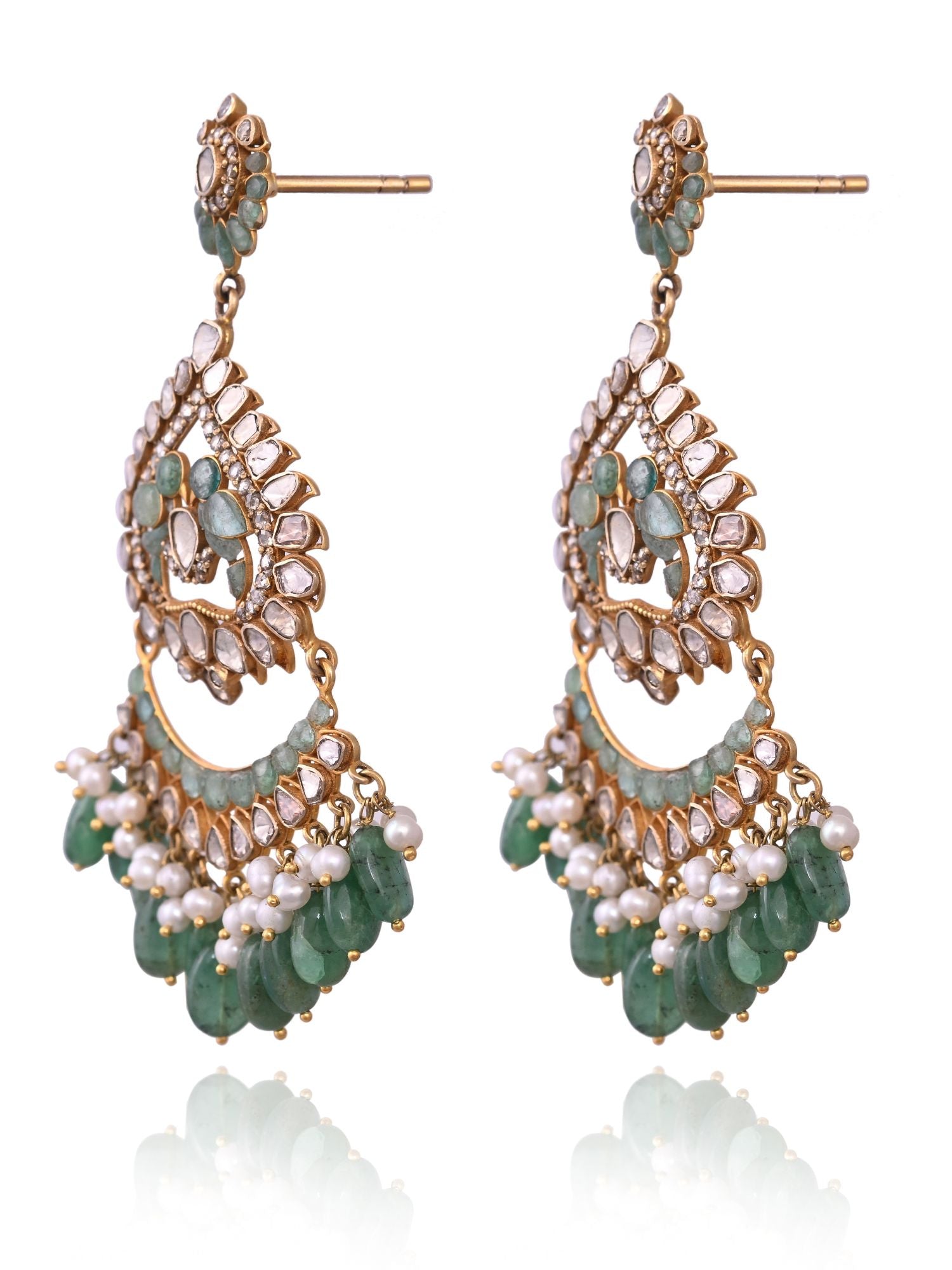 Enchanted in Emerald Earrings