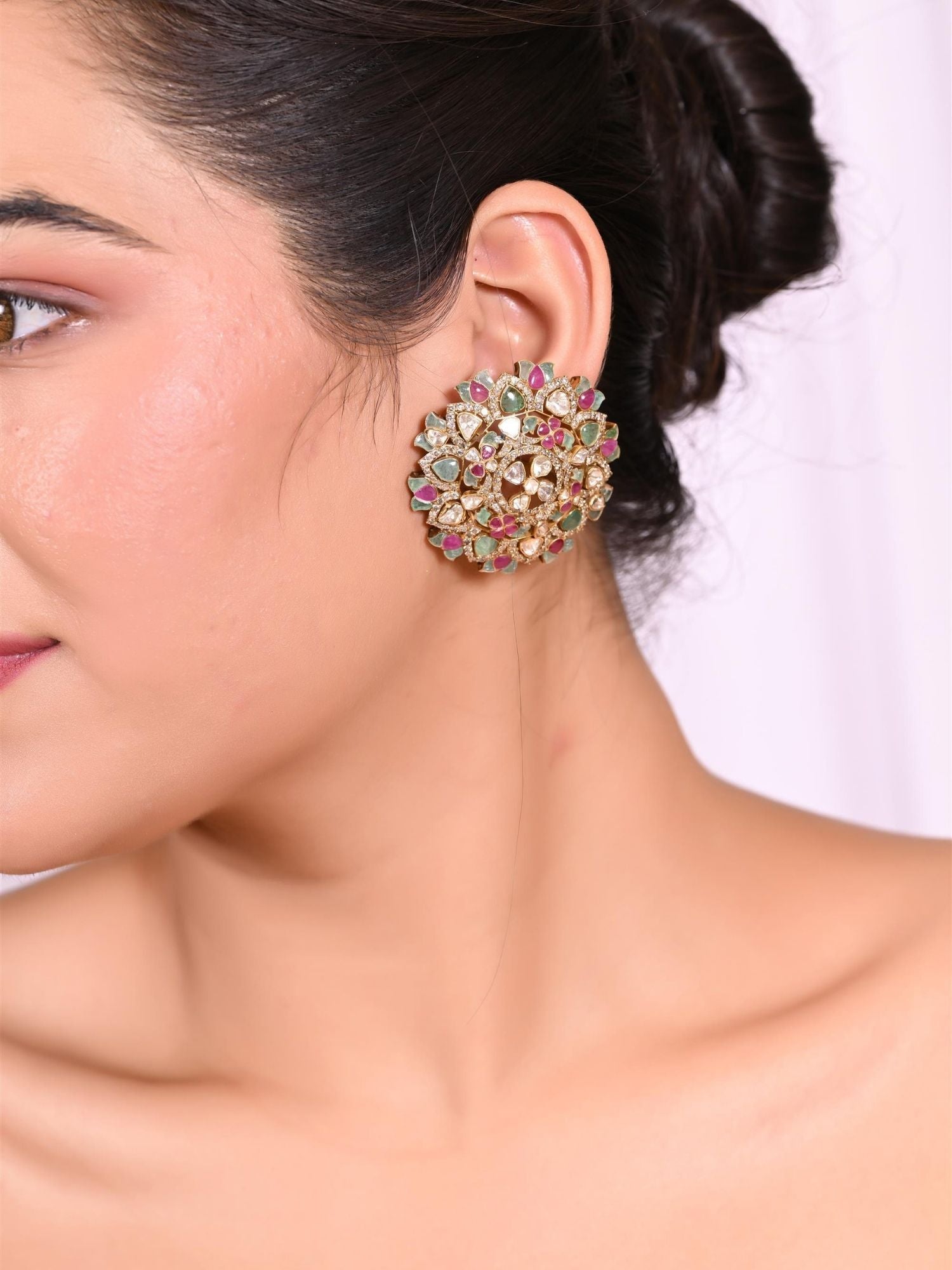 Floraison Circle Earrings