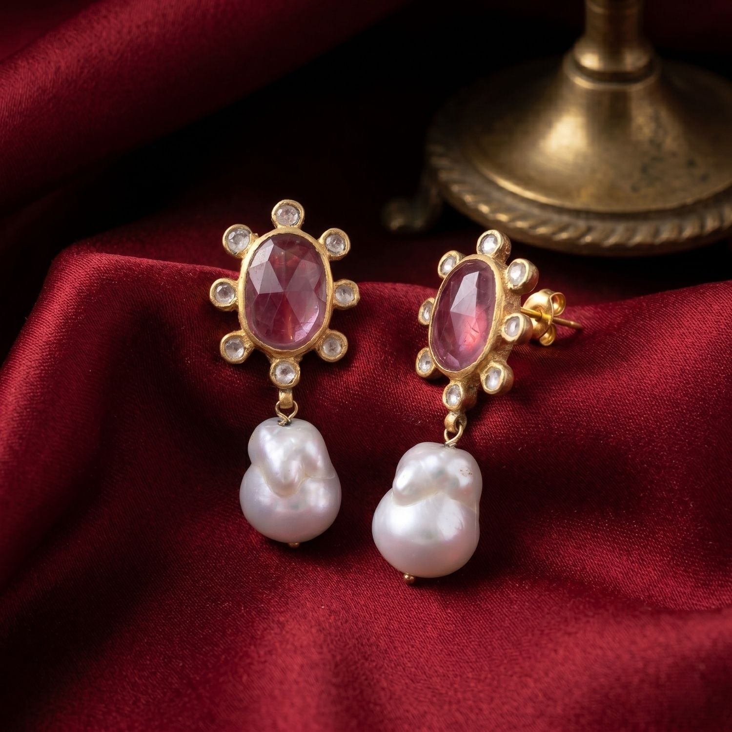 Pearl Cascade Earrings