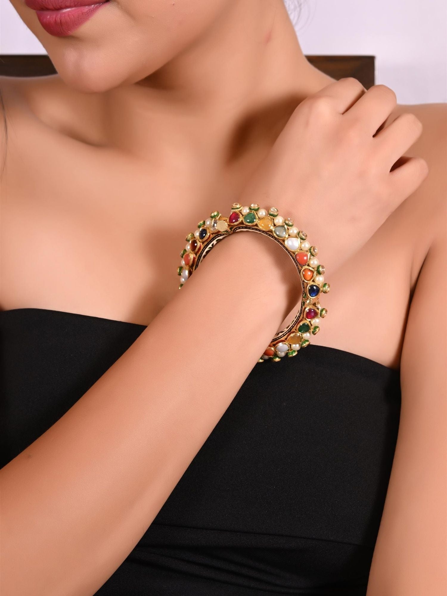 Spectrum Sparkle Navratan Bangle